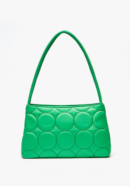 Missy Quilted Shoulder Bag with Zip Closure-Women%27s Handbags-image-0