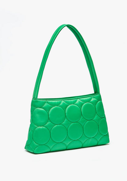Missy Quilted Shoulder Bag with Zip Closure