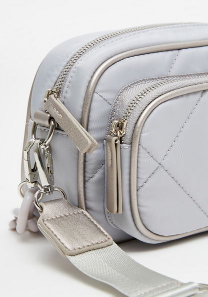 Missy Crossbody Bag with Chain Detail and Detachable Strap