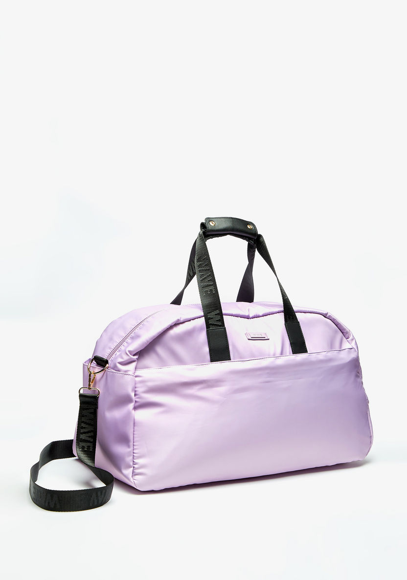 Wave Solid Duffle Bag with Double Handles-Duffle Bags-image-1