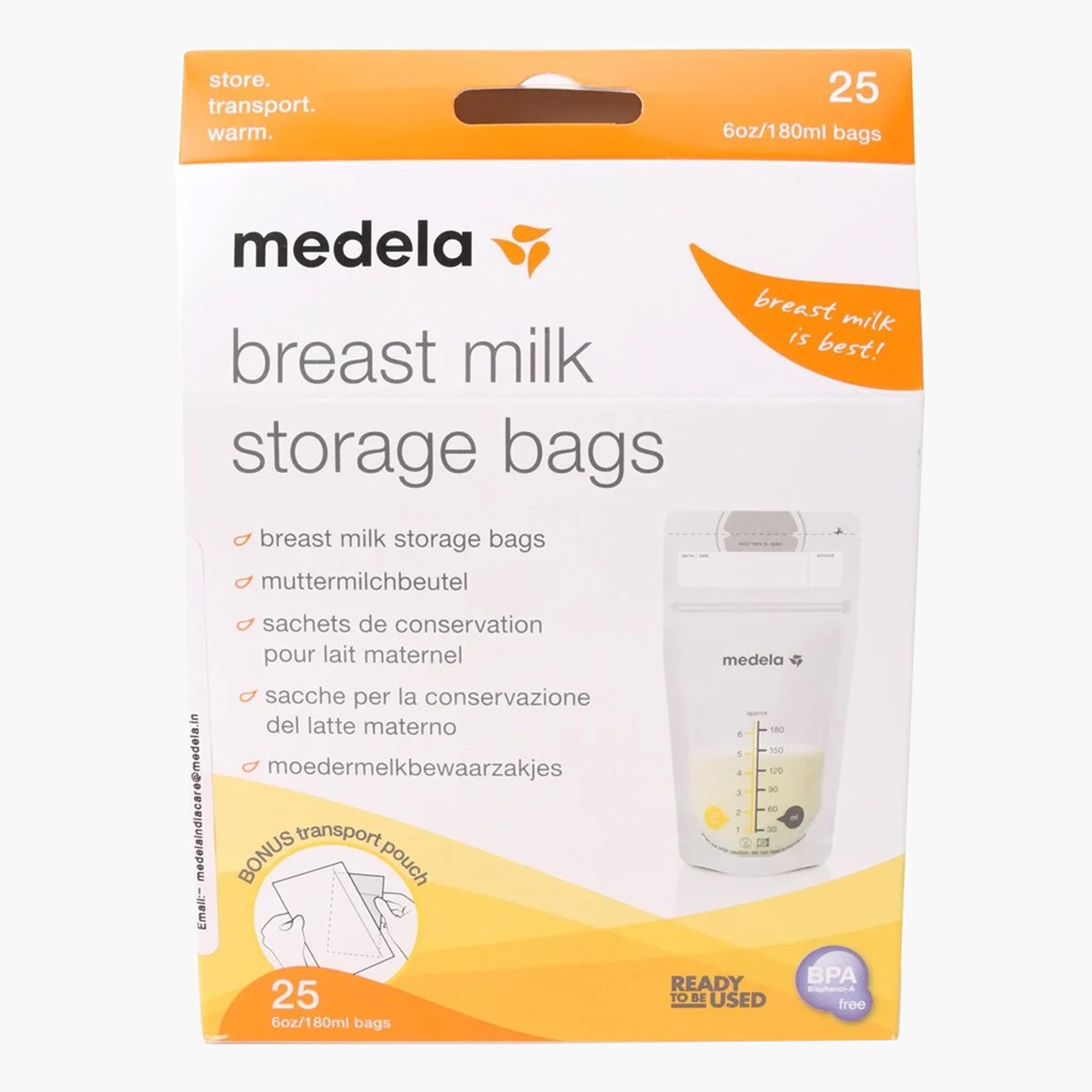 Medela Breast Milk Storage Bag - Set of 25-baby-feeding-accessories-image-1