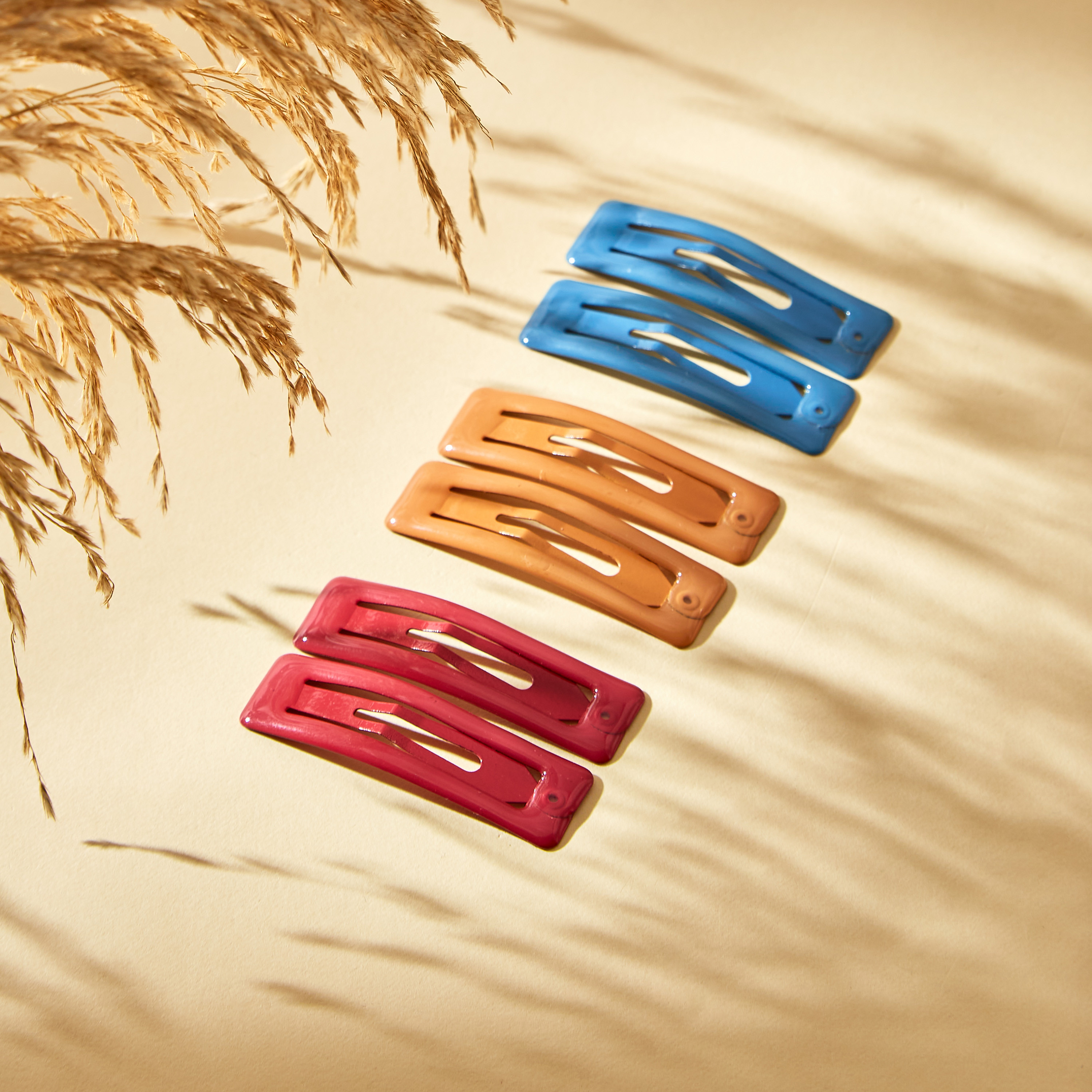 مشابك شعر تيك تاك سادة من ميستوتس - طقم من 6 قطع-women-hairaccessories-clips-image-2