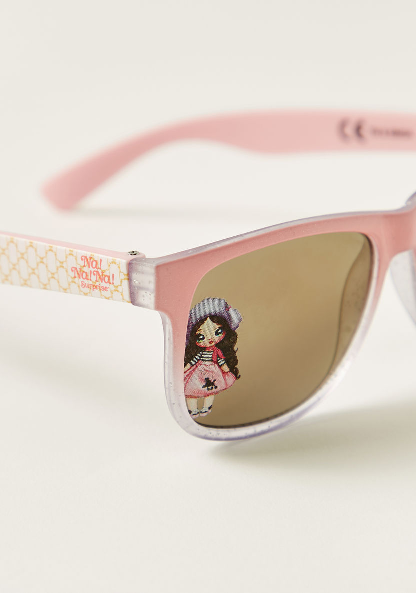 Na! Na! Na! Surprise Printed Sunglasses with Nose Pads-Sunglasses-image-1