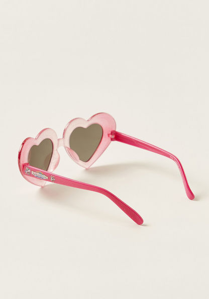 ZURU Printed Heart Shaped Rim Sunglasses with Nose Pads