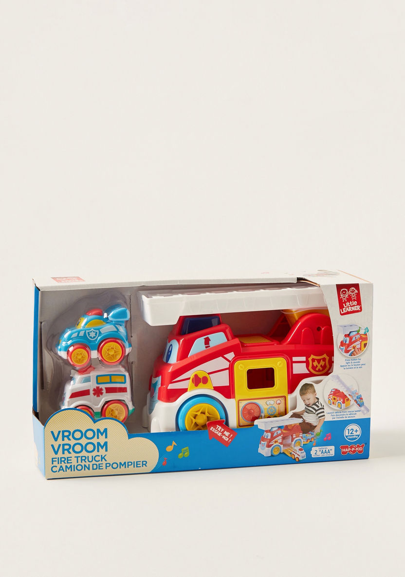 Little Learner Vroom Vroom Fire Truck Playset-Baby and Preschool-image-5