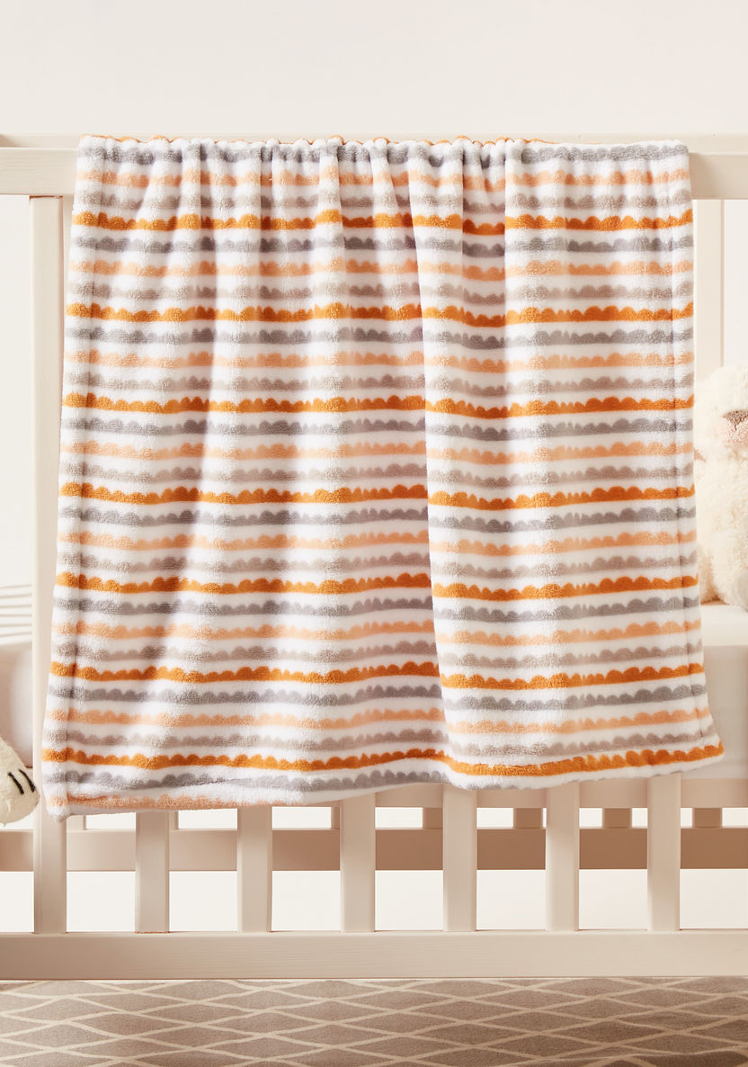 Juniors Striped Blanket - 102x76 cms-Blankets and Throws-image-0