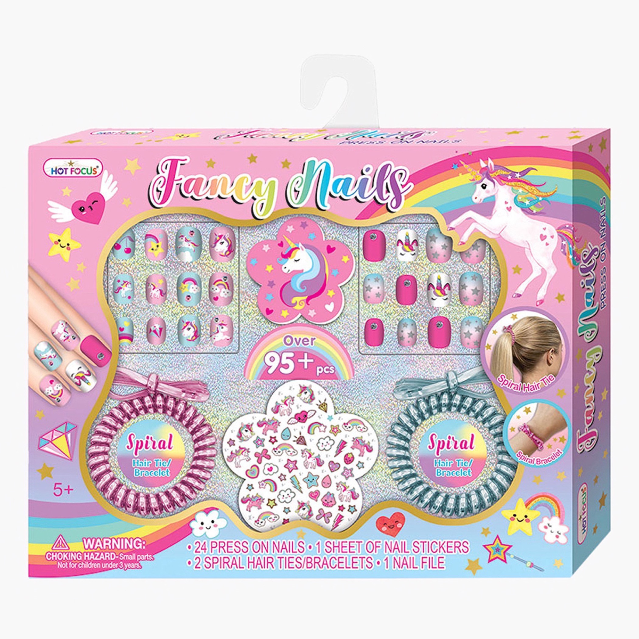 Hot Focus Fancy Nails Unicorn Nail Accessory Set-toys-roleplay-makeupandcosmeticsets-image-2