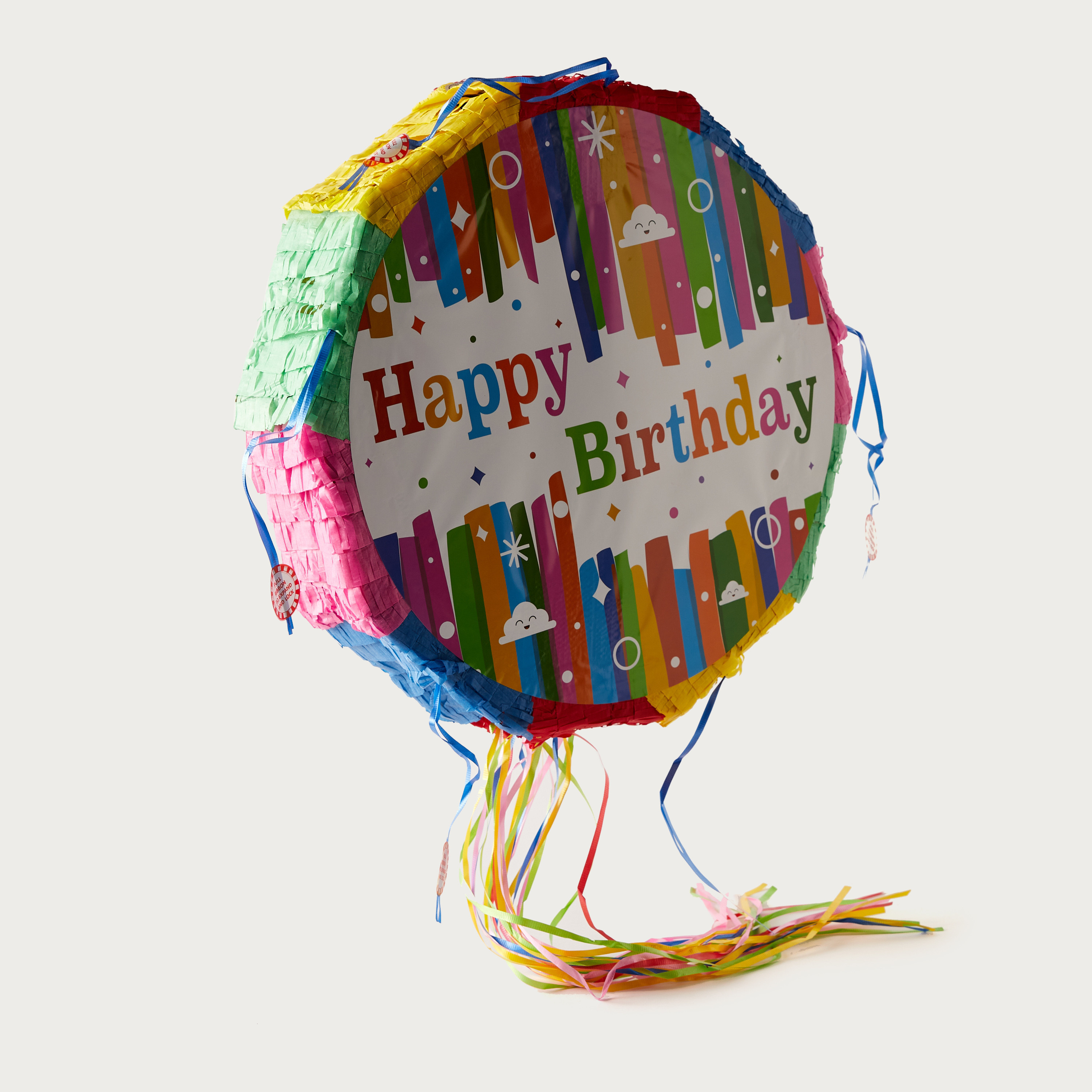 Pinata Qatar Buy Findz Happy Birthday Print Pinata - 45x45x10 cms Online ...