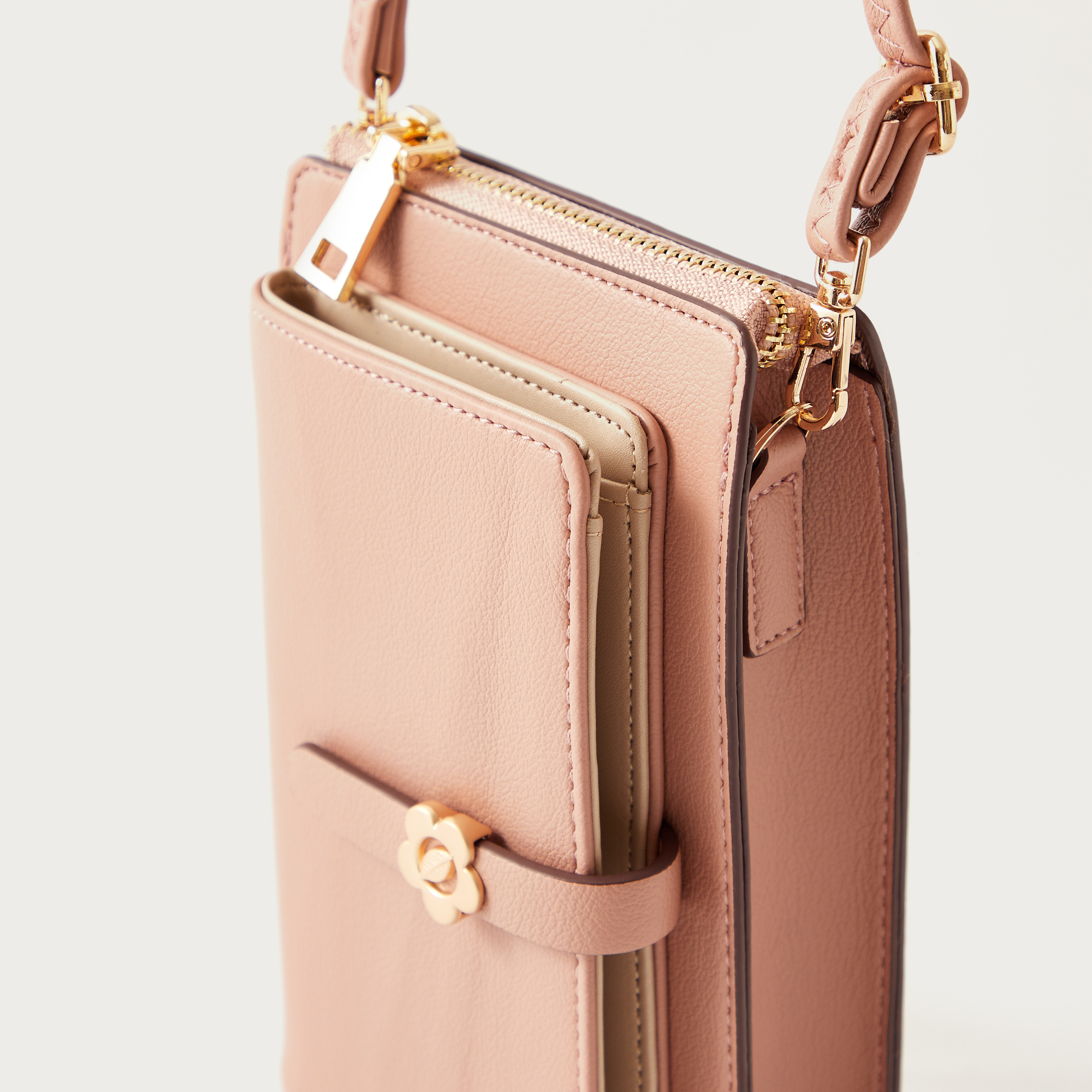Sasha Solid Crossbody Bag with Zip Closure and Detachable Strap-women-bagsandwallets-handbags-image-4