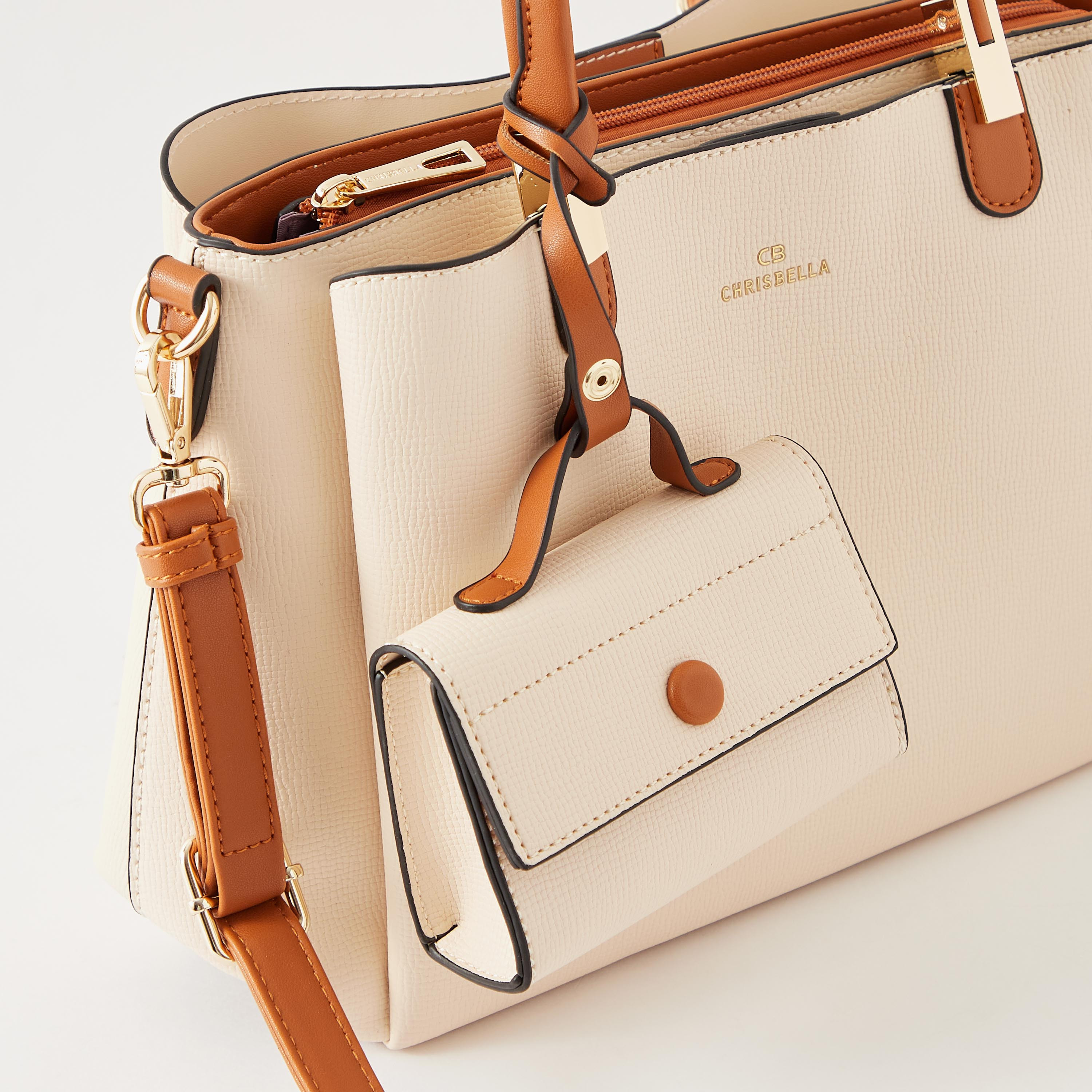 Chrisbella Solid Tote Bag with Detachable Coin Purse-women-bagsandwallets-handbags-image-4