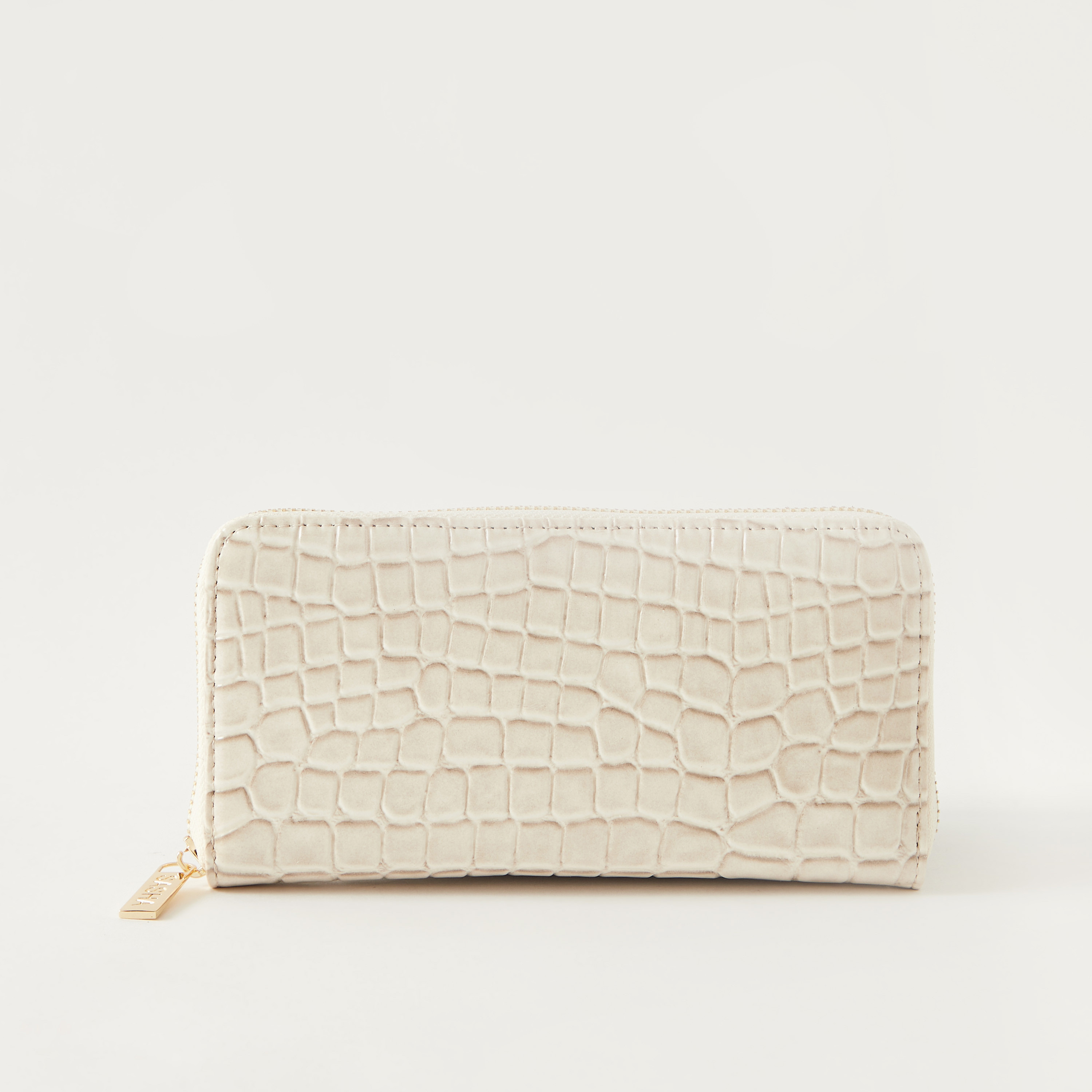 محفظة بملمس جلد حيوانات وسحاب إغلاق دائري من ساشا-women-bagsandwallets-wallets-image-1