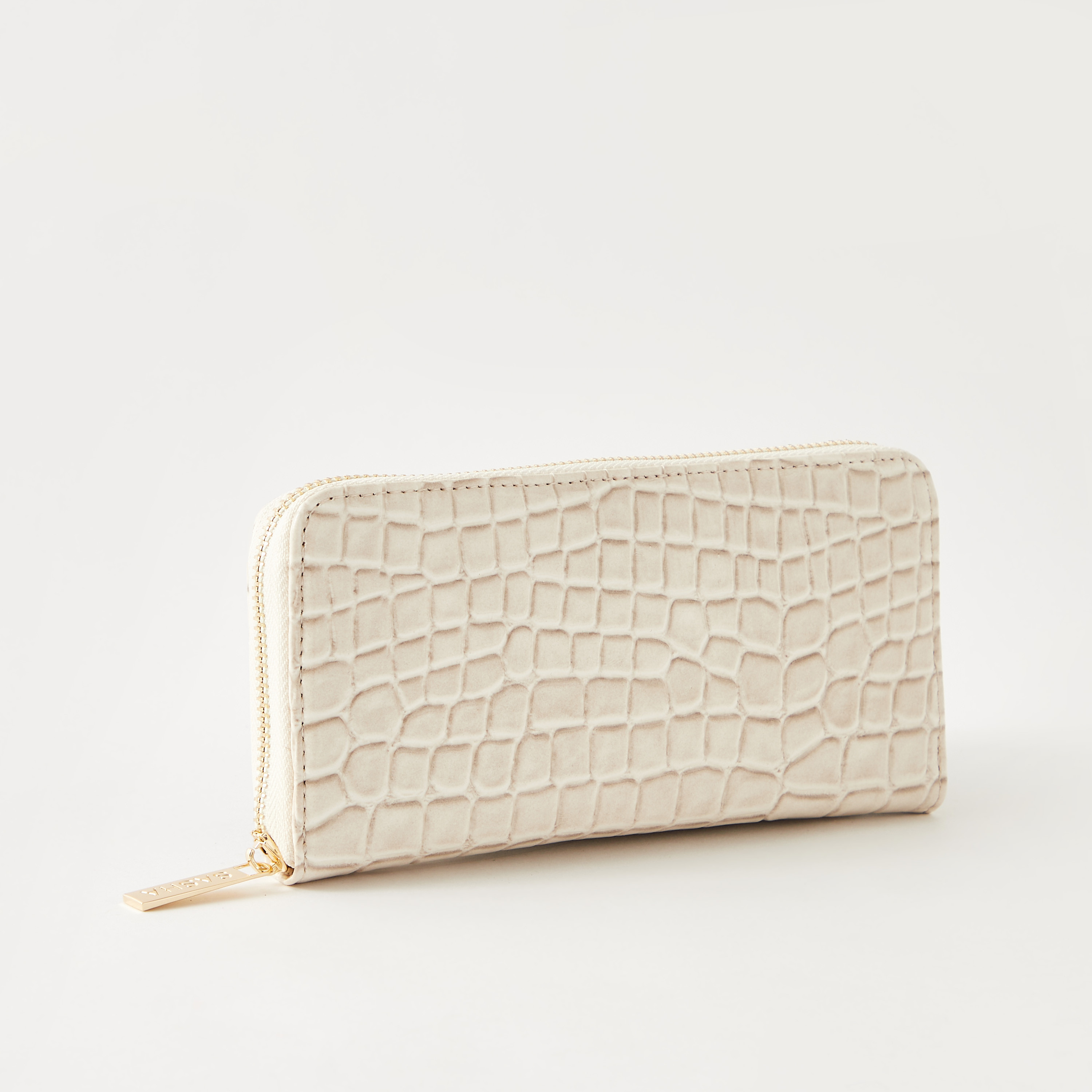 محفظة بملمس جلد حيوانات وسحاب إغلاق دائري من ساشا-women-bagsandwallets-wallets-image-2