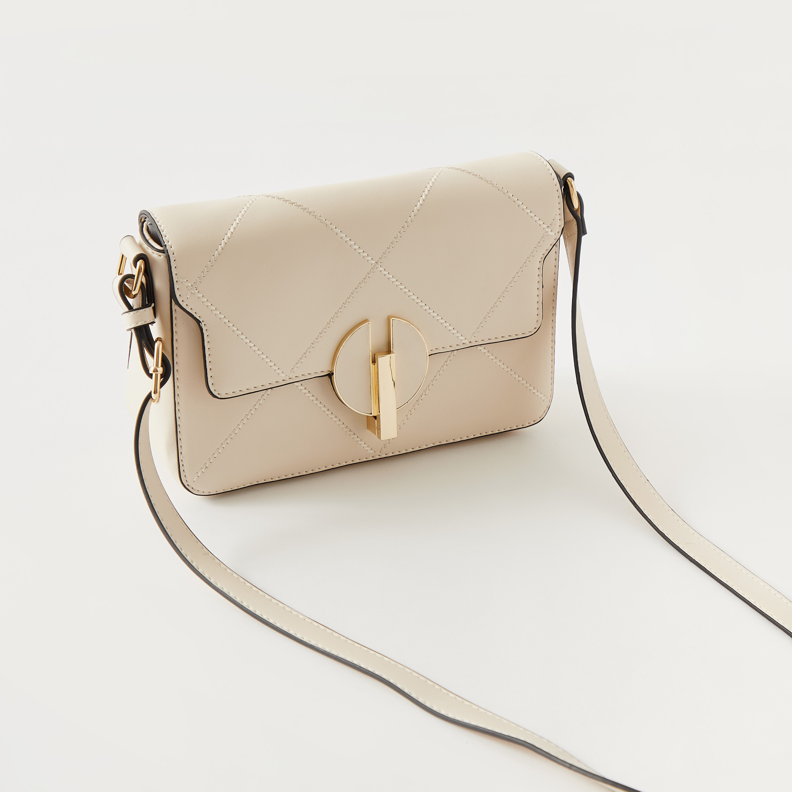 شنطة كروس بودي مطرزة بحزام قابل للتعديل وقفل من ساشا-women-bagsandwallets-handbags-image-3