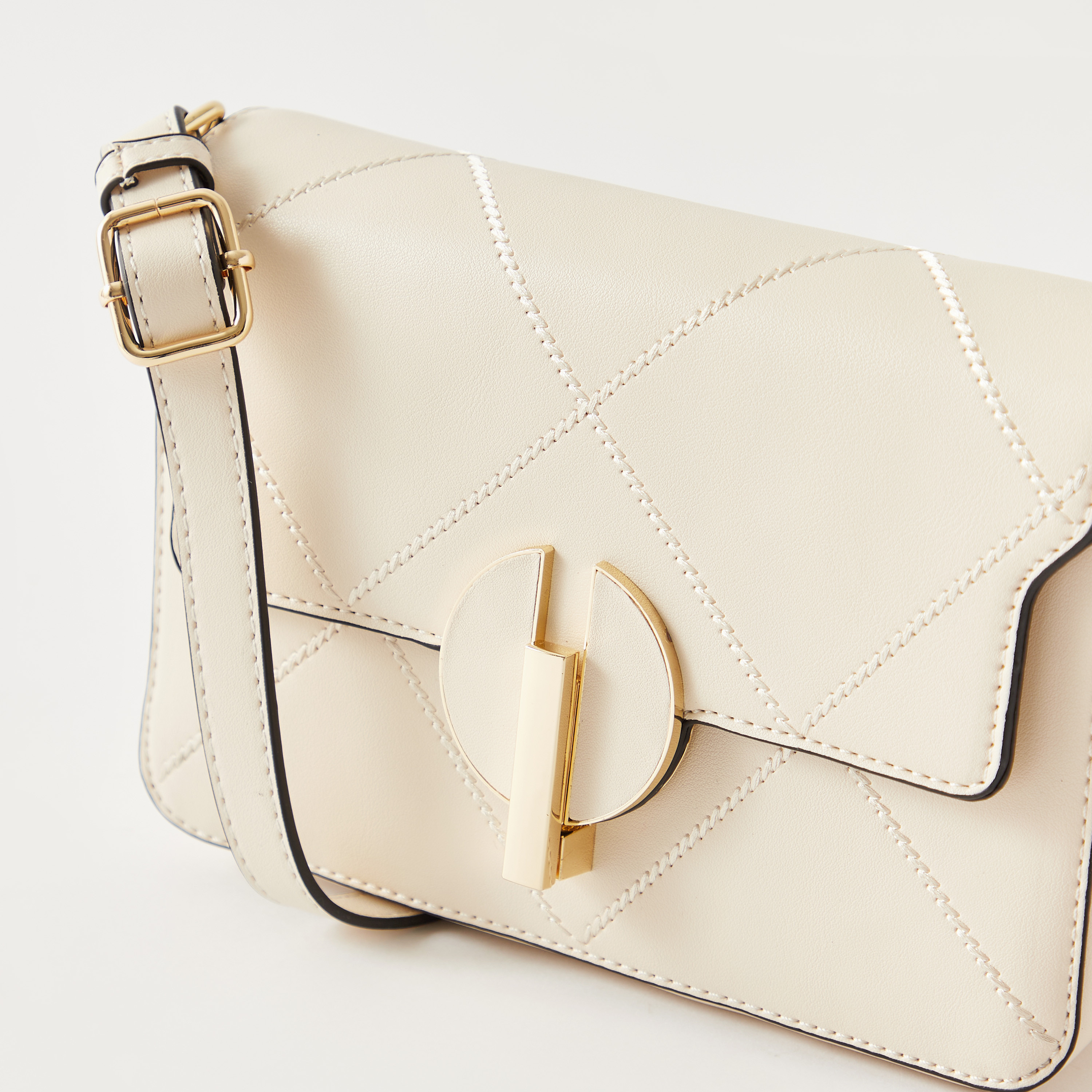 شنطة كروس بودي مطرزة بحزام قابل للتعديل وقفل من ساشا-women-bagsandwallets-handbags-image-4