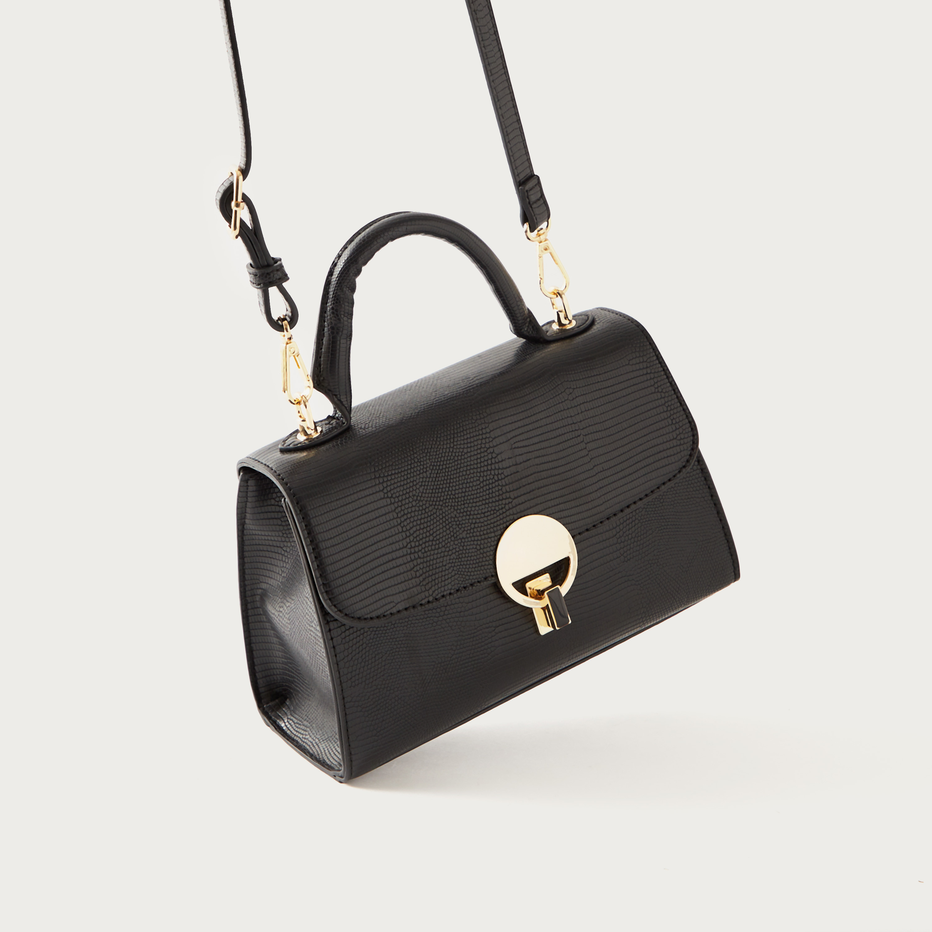 شنطة ساتشيل بملمس حيوانات بارز مع حزام قابل للتعديل ومقبض من ساشا-women-bagsandwallets-handbags-image-2