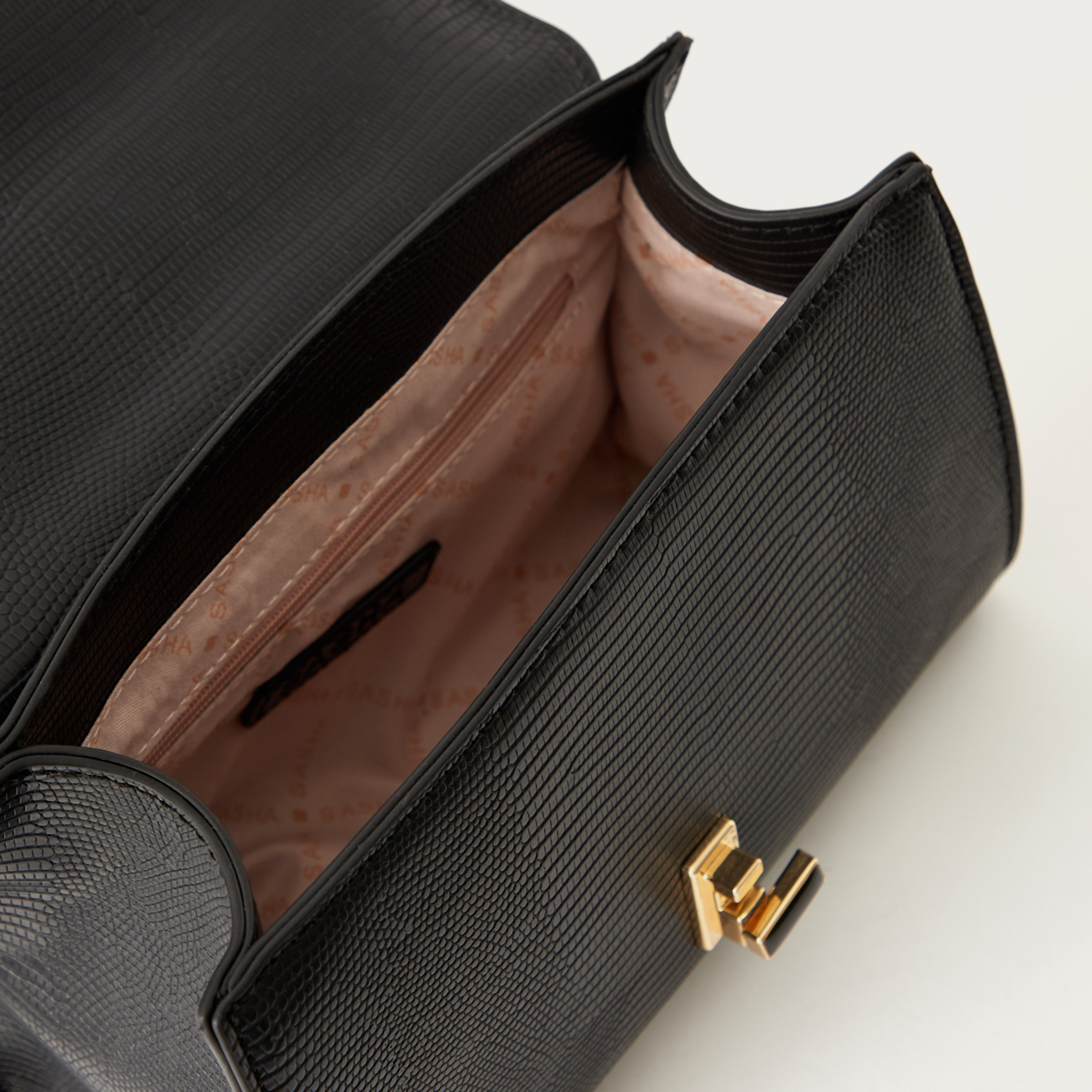 شنطة ساتشيل بملمس حيوانات بارز مع حزام قابل للتعديل ومقبض من ساشا-women-bagsandwallets-handbags-image-5