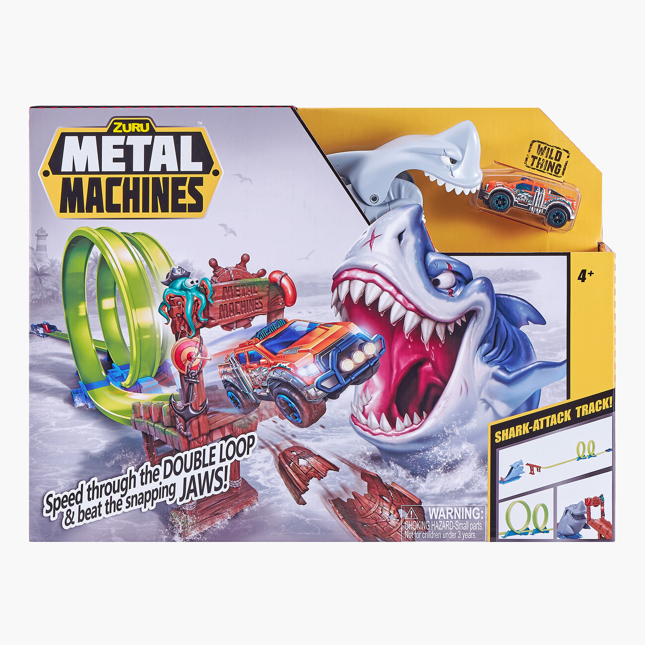 Shark attack deals playset