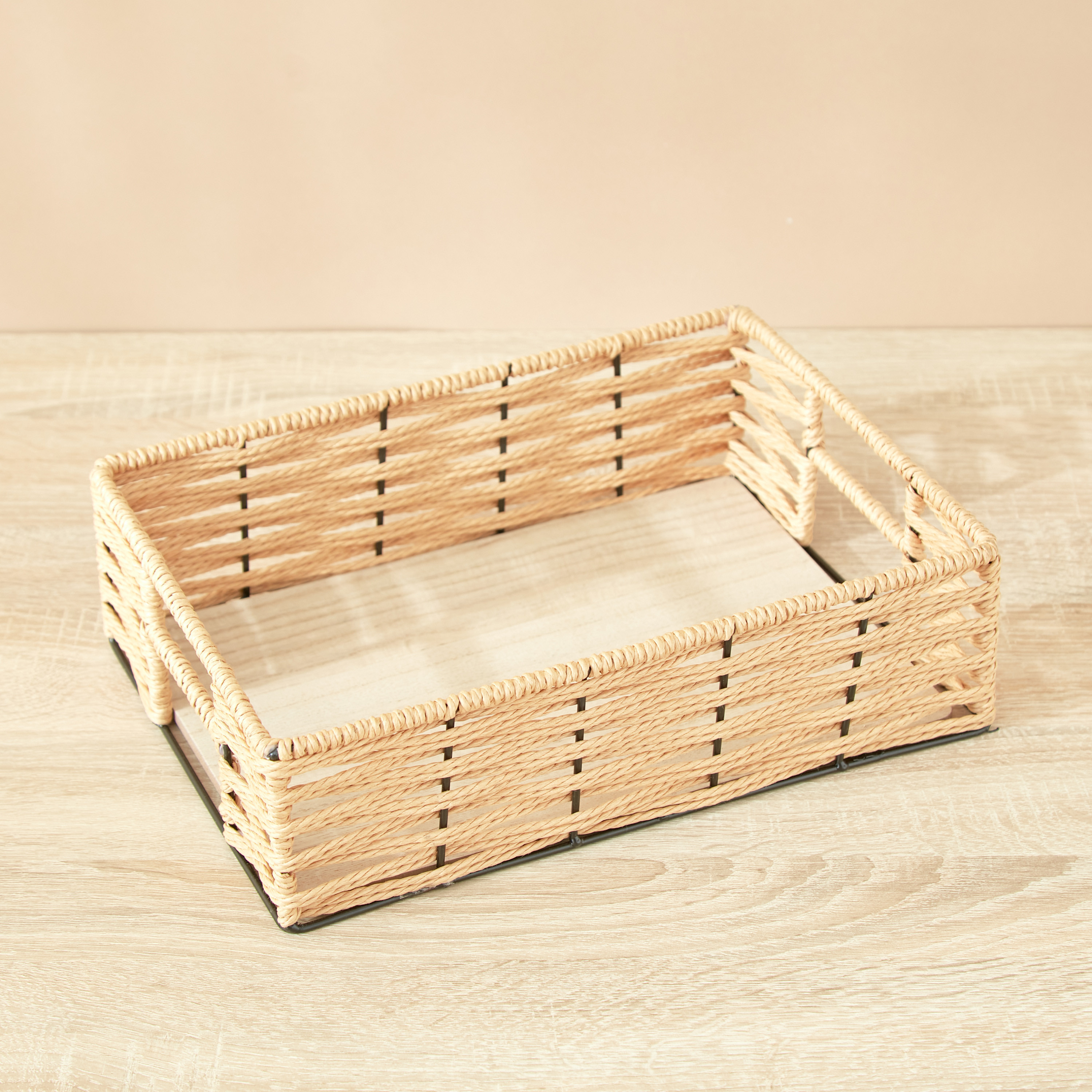 صينية ديكور مستطيلة من الخيزران - 33x24 سم-household-dining-serveware-servingtrays-image-2