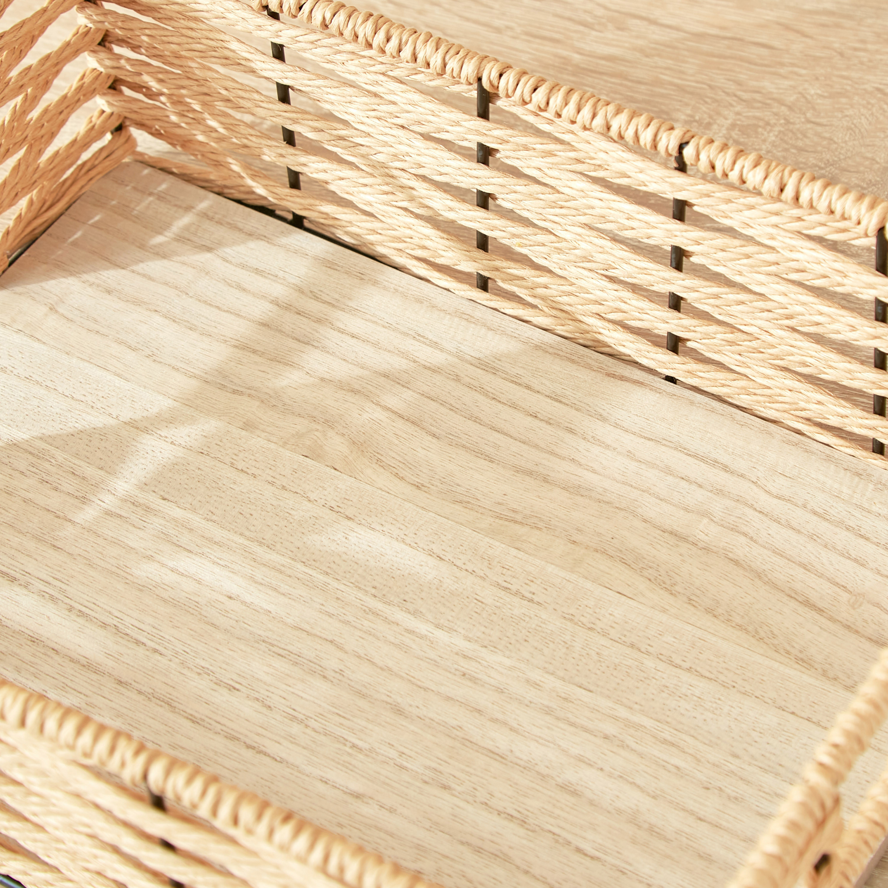 صينية ديكور مستطيلة من الخيزران - 33x24 سم-household-dining-serveware-servingtrays-image-3