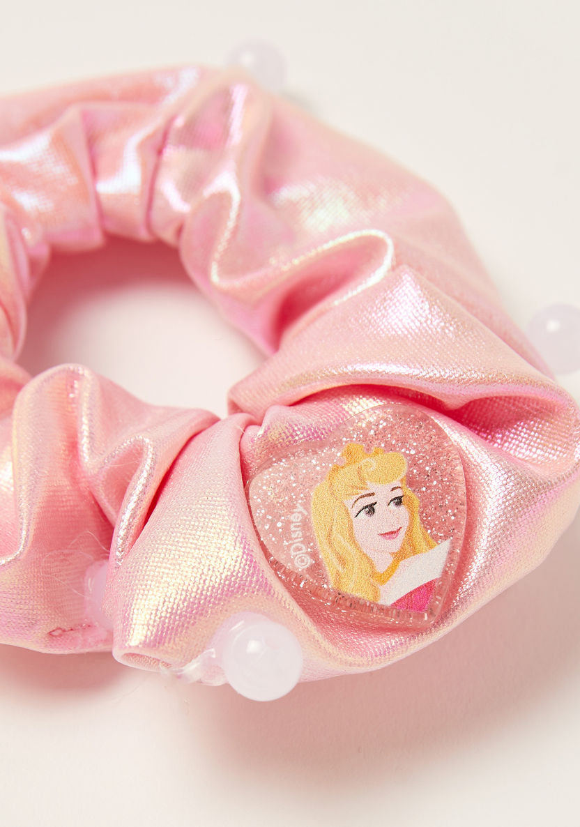 Disney Aurora Princess Heart Accent Glittered Scrunchie-Hair Accessories-image-2