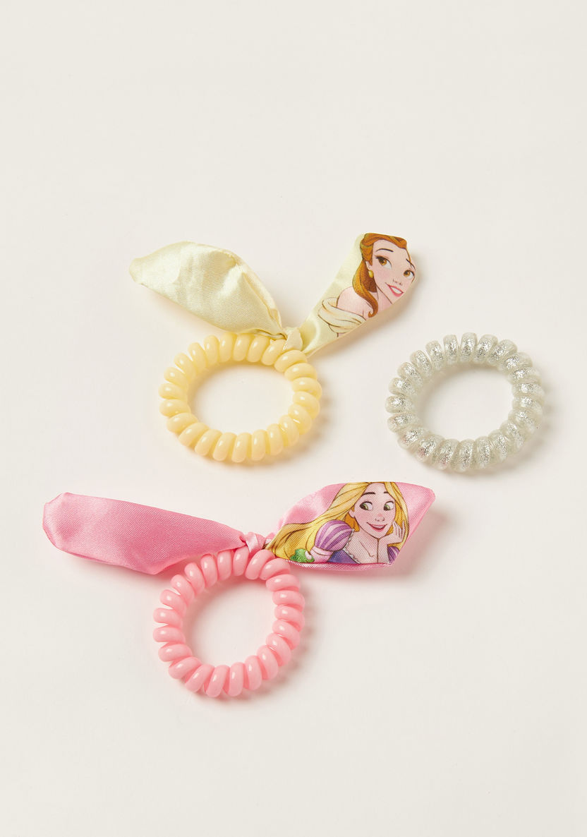 Princess Assorted Spiral Hair Tie - Set of 3-Hair Accessories-image-0