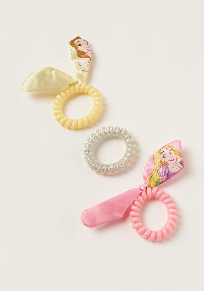 Princess Assorted Spiral Hair Tie - Set of 3-Hair Accessories-image-1