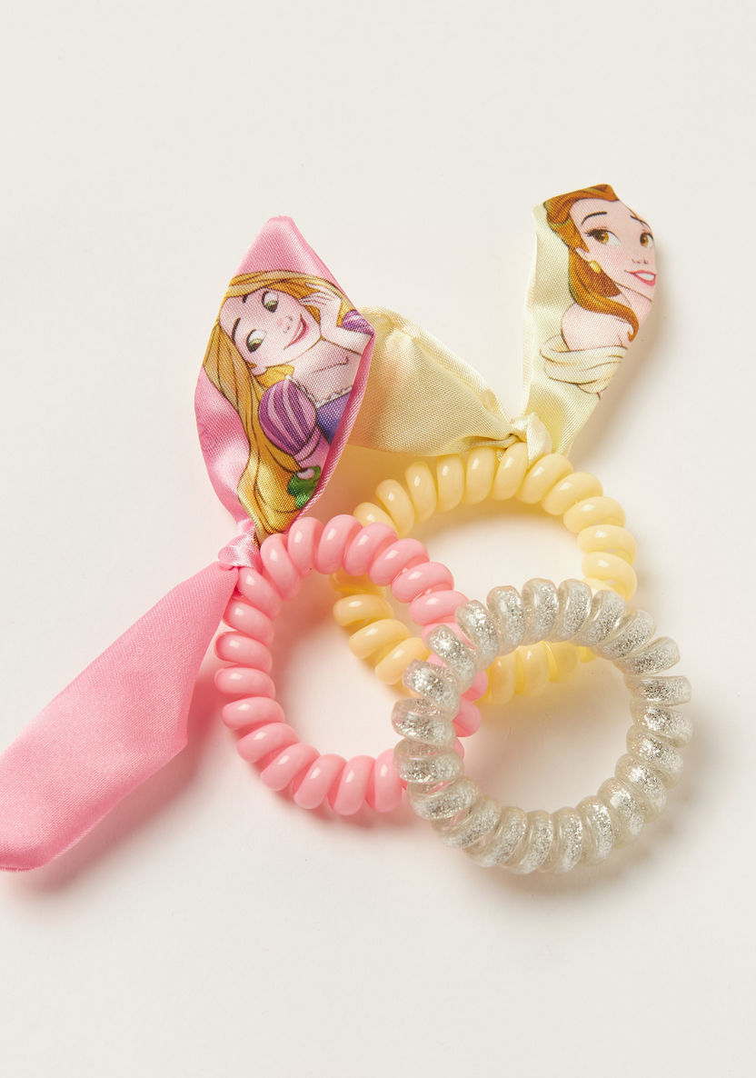 Princess Assorted Spiral Hair Tie - Set of 3-Hair Accessories-image-2