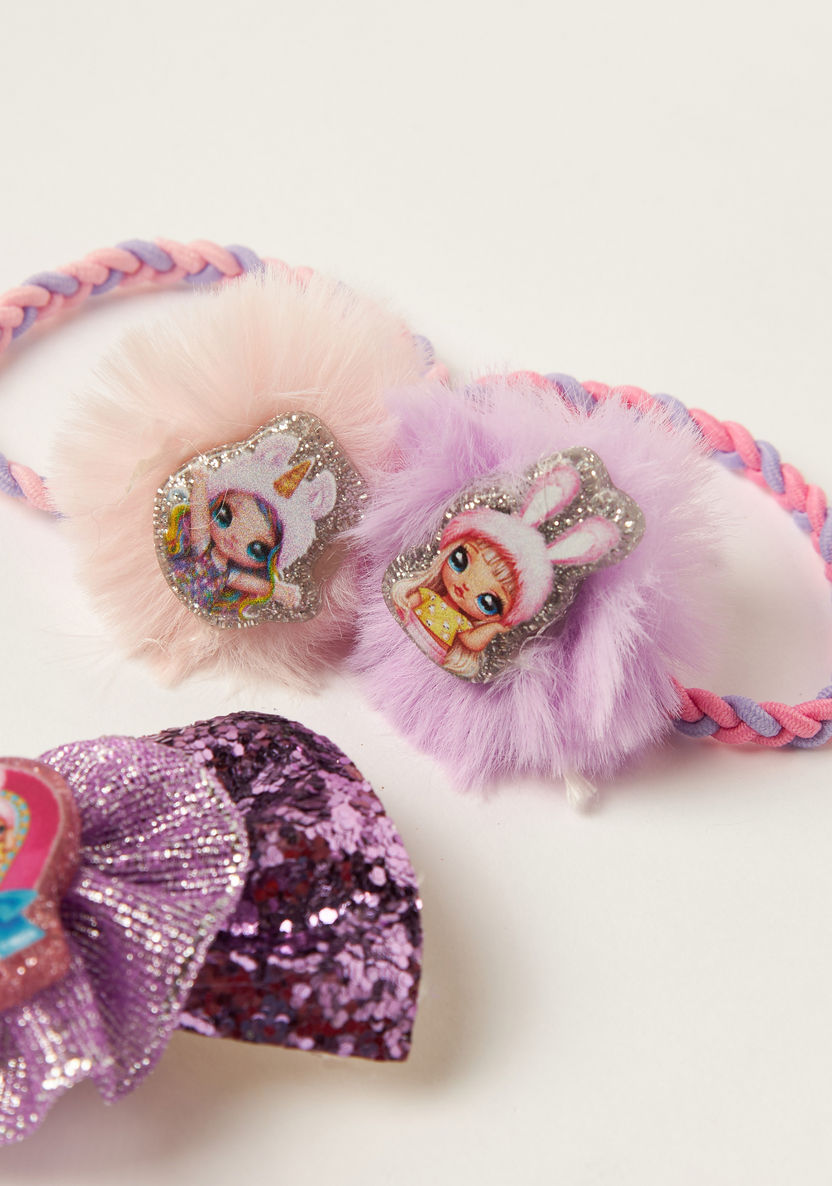 Na! Na! Na! Surprise Assorted 3-Piece Hair Tie and Clip Set-Hair Accessories-image-1
