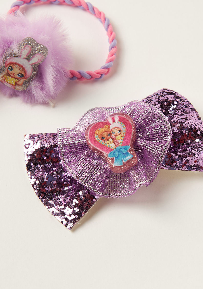 Na! Na! Na! Surprise Assorted 3-Piece Hair Tie and Clip Set-Hair Accessories-image-2