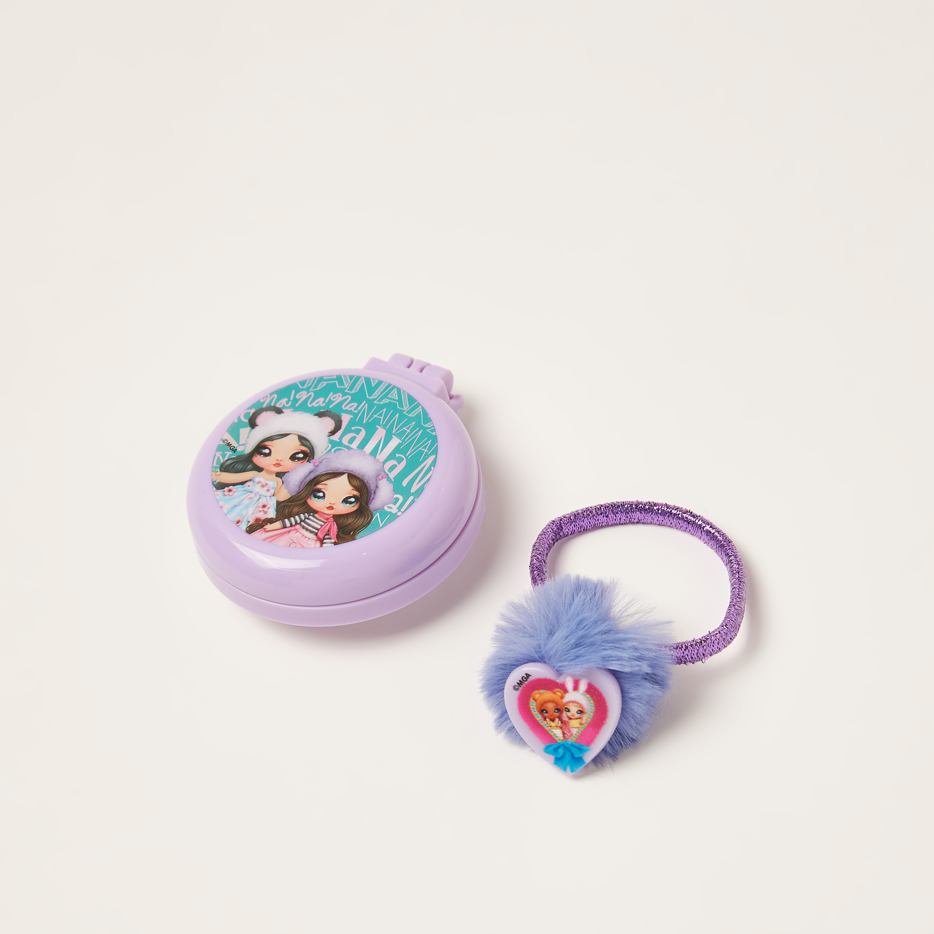 Na! Na! Na! Surprise Comb and Pom-Pom Detail Hair Tie Set-baby-girls-accessories-hairaccessories-image-1