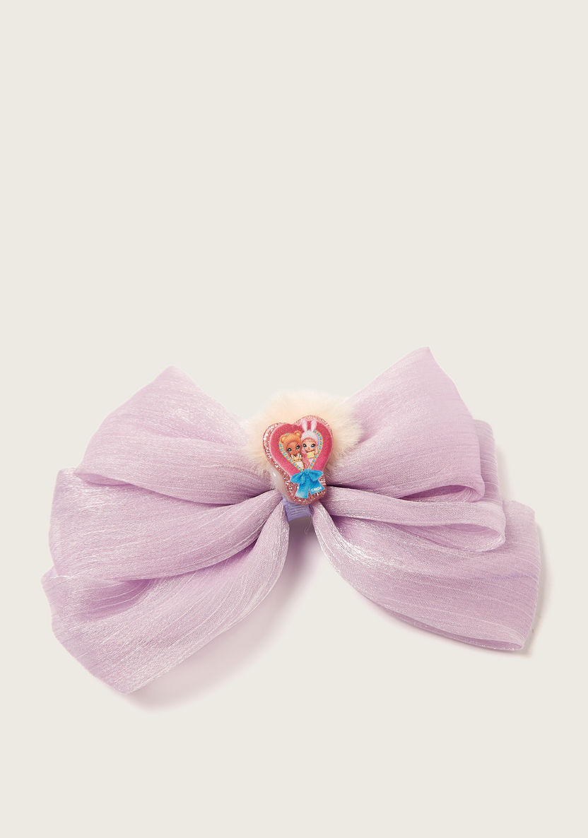 Na! Na! Na! Surprise Embellished Bow Hair Clip-Hair Accessories-image-0