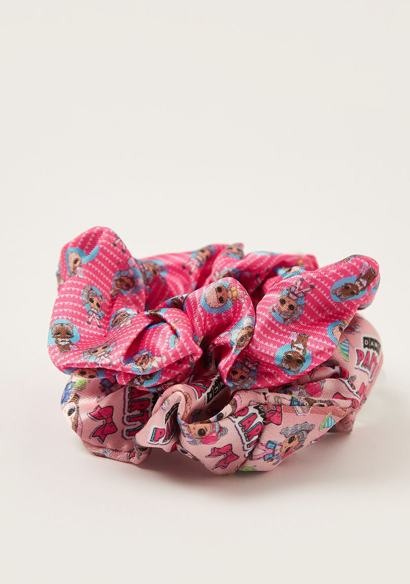L.O.L. Surprise! Printed Scrunchie - Set of 2-Hair Accessories-image-0