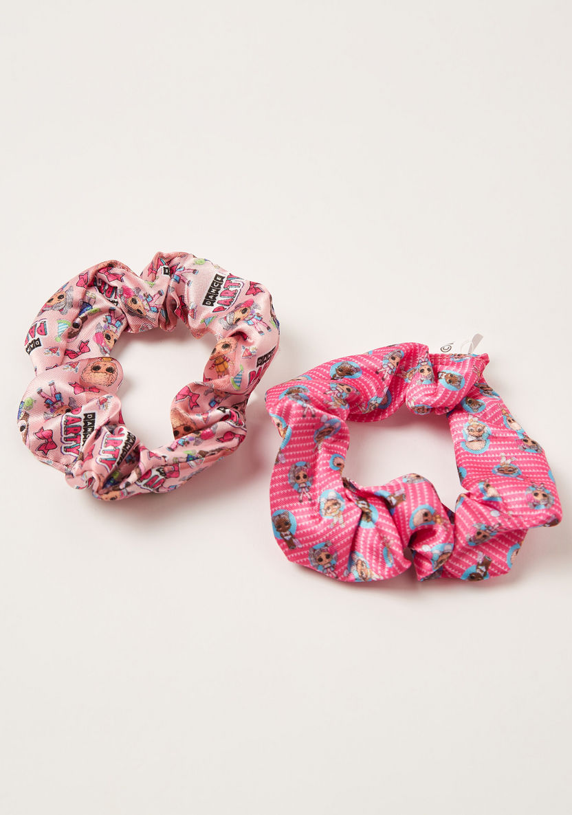 L.O.L. Surprise! Printed Scrunchie - Set of 2-Hair Accessories-image-1