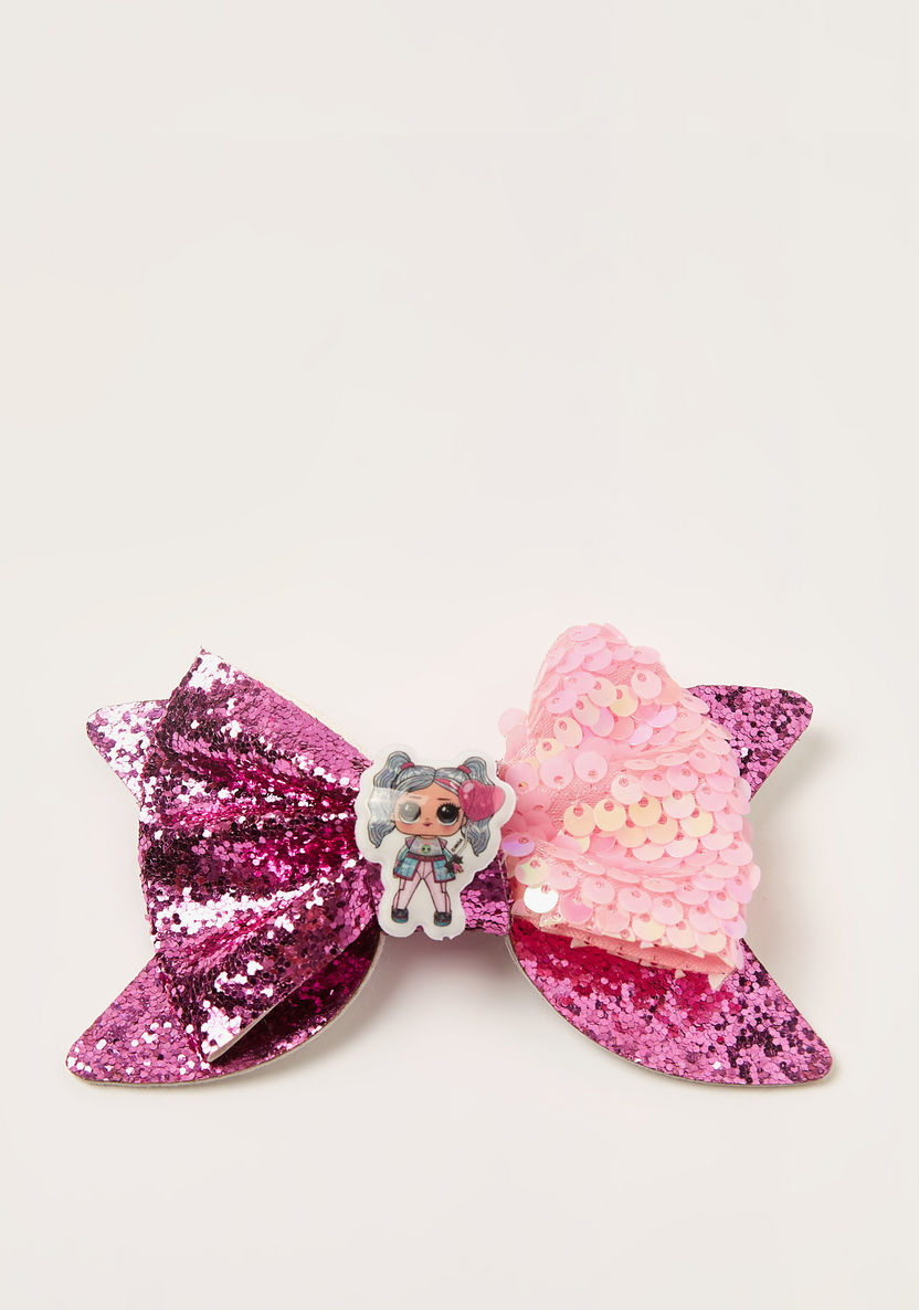 L.O.L. Surprise! Embellished Bow Accented Hair Clip-Hair Accessories-image-0