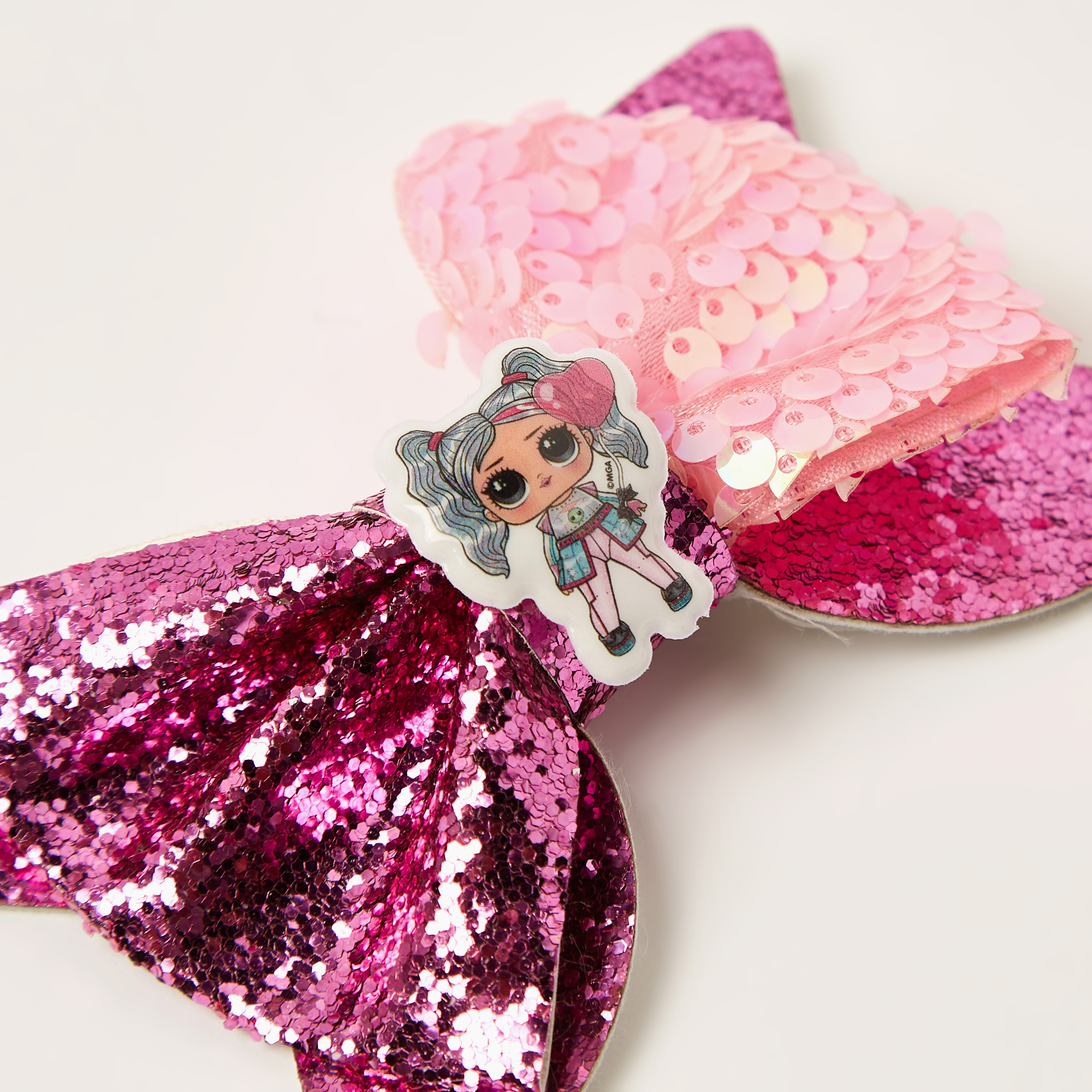 مشبك شعر بتزيينات فيونكة من أل أو أل سوربرايز-baby-girls-accessories-hairaccessories-image-3
