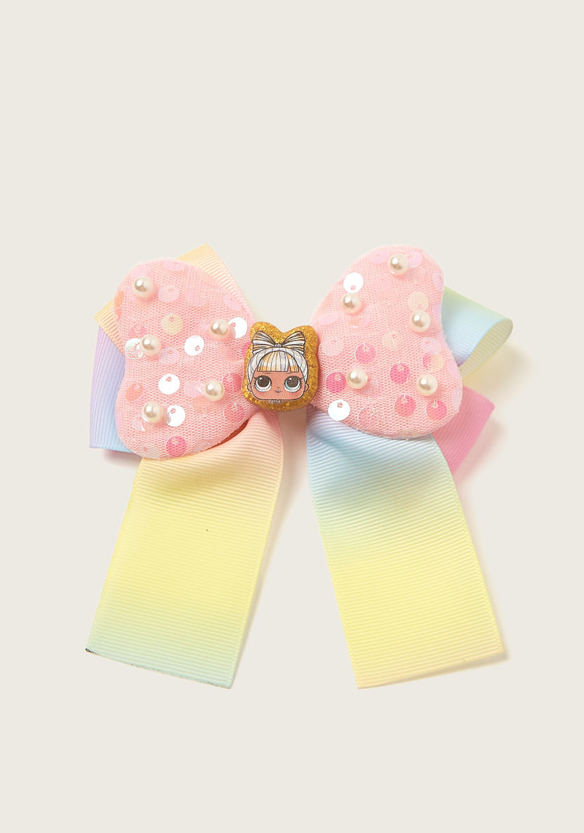 L.O.L. Surprise! Embellished Bow Accented Hair Clip-Hair Accessories-image-0