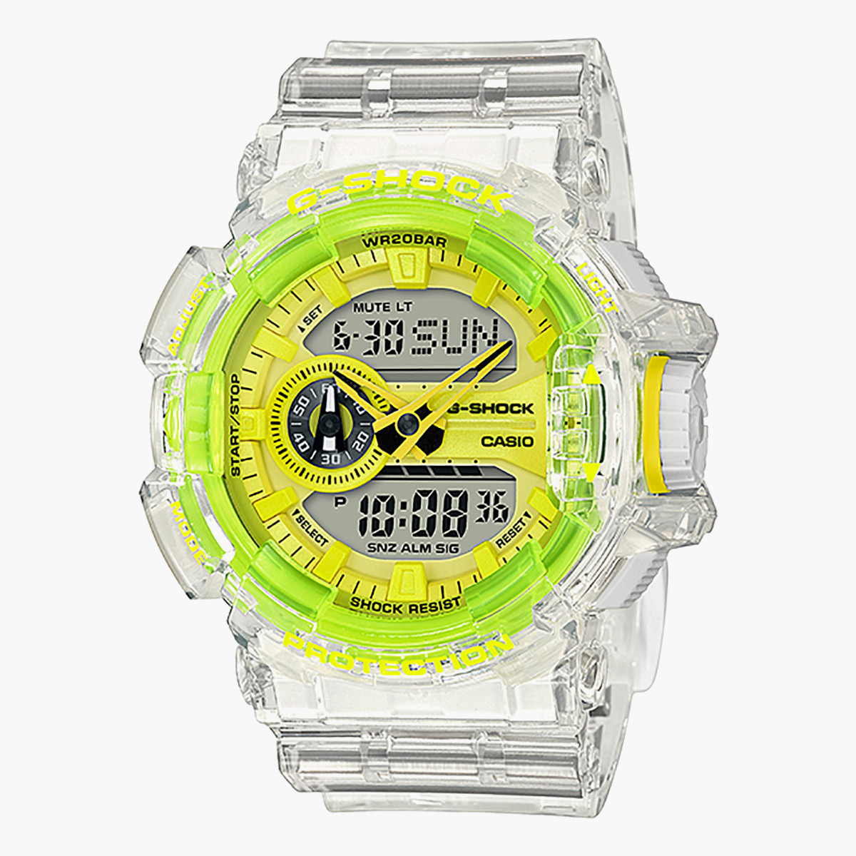 GA-400SK-1A9DR- راقب حزام راتنج تناظرية/ رقمية أبيض ملك الرجال جيس-men-watchesandjewellery-watches-image-1