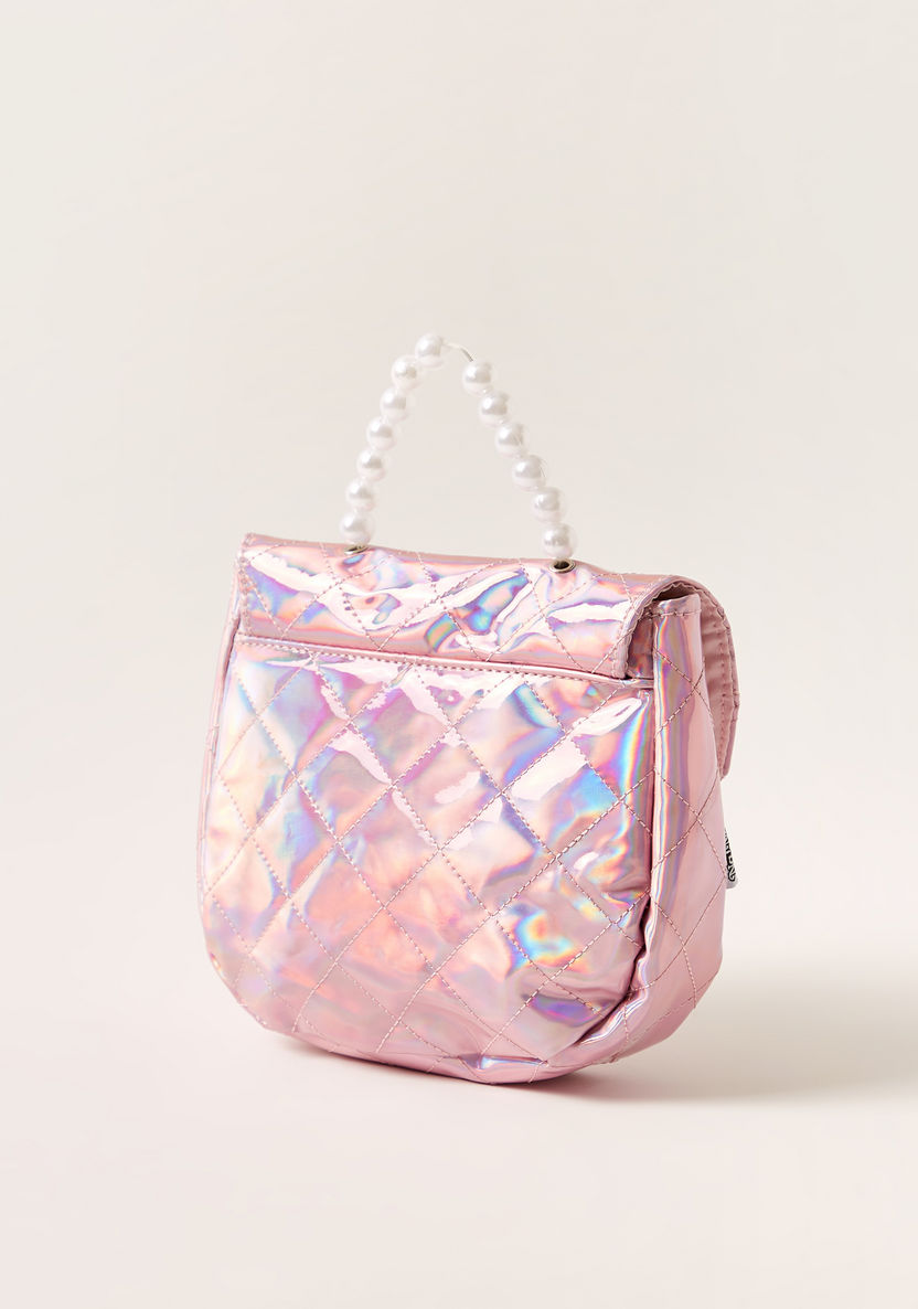 Na! Na! Na! Surprise Embroidered Handbag with Flap Closure-Bags and Backpacks-image-3