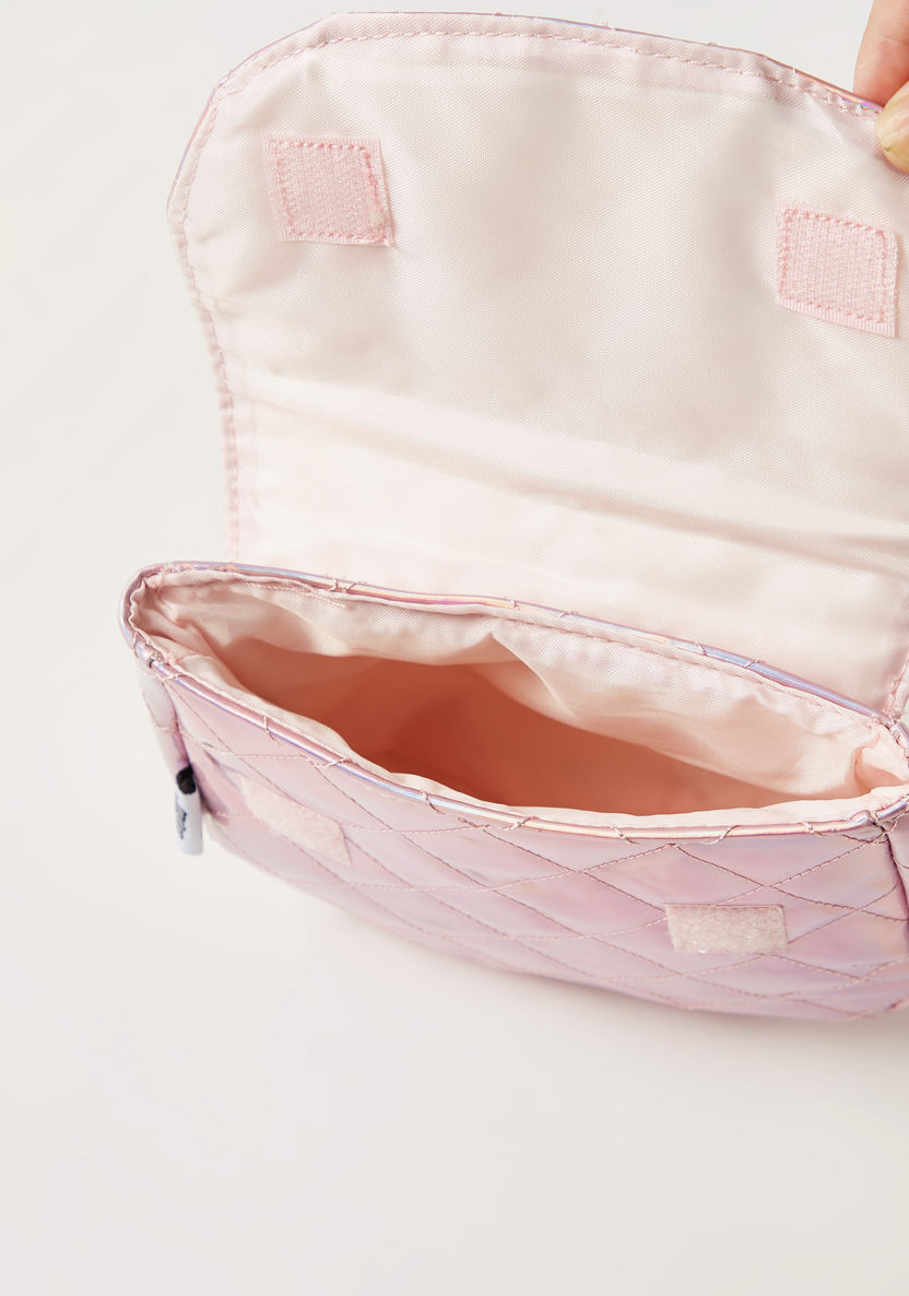Na! Na! Na! Surprise Embroidered Handbag with Flap Closure-Bags and Backpacks-image-4