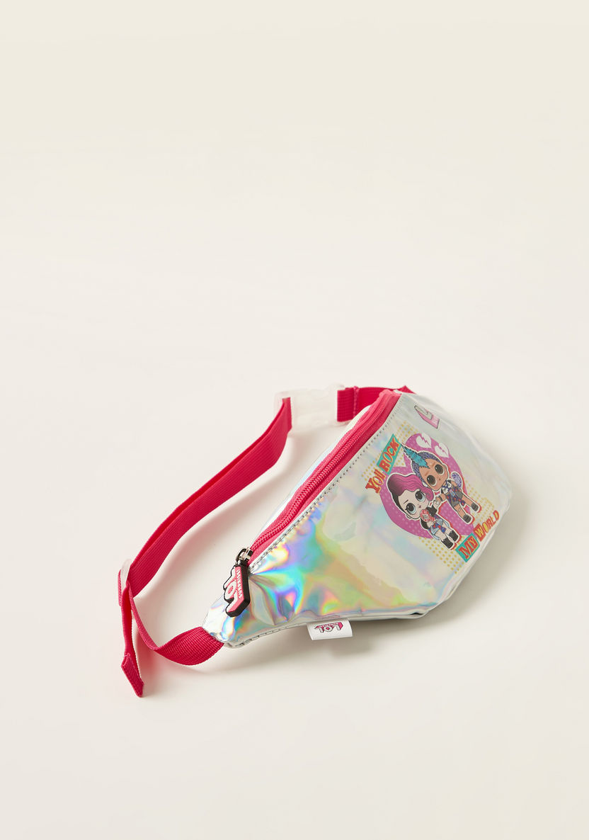 L.O.L. Surprise! Printed Waist Bag with Zip Closure and Adjustable Strap-Bags and Backpacks-image-1