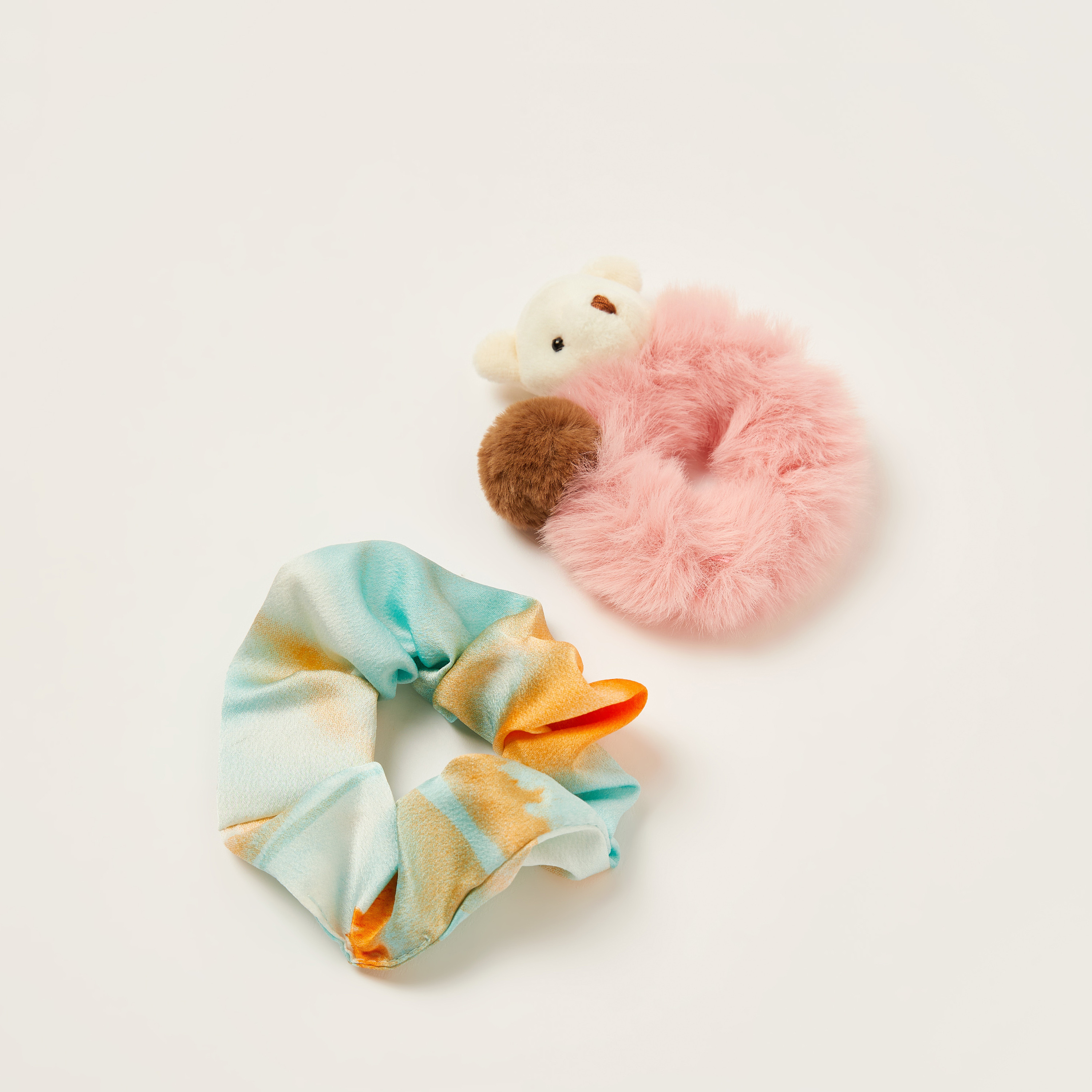 Gloo Assorted Hair Scrunchie - Set of 2-baby-girls-accessories-hairaccessories-image-1