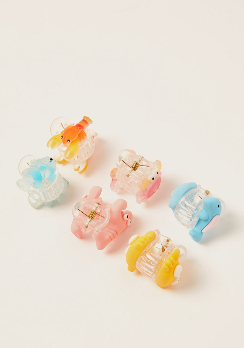 Gloo Assorted Hair Clamp - Set of 6-Hair Accessories-image-1