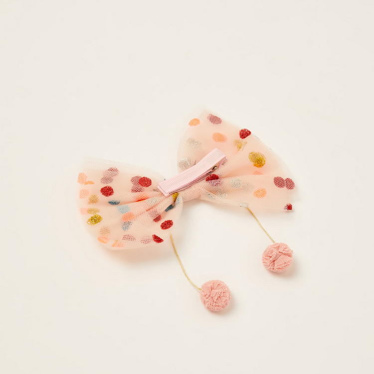 Gloo Embellished Bow Hair Clip