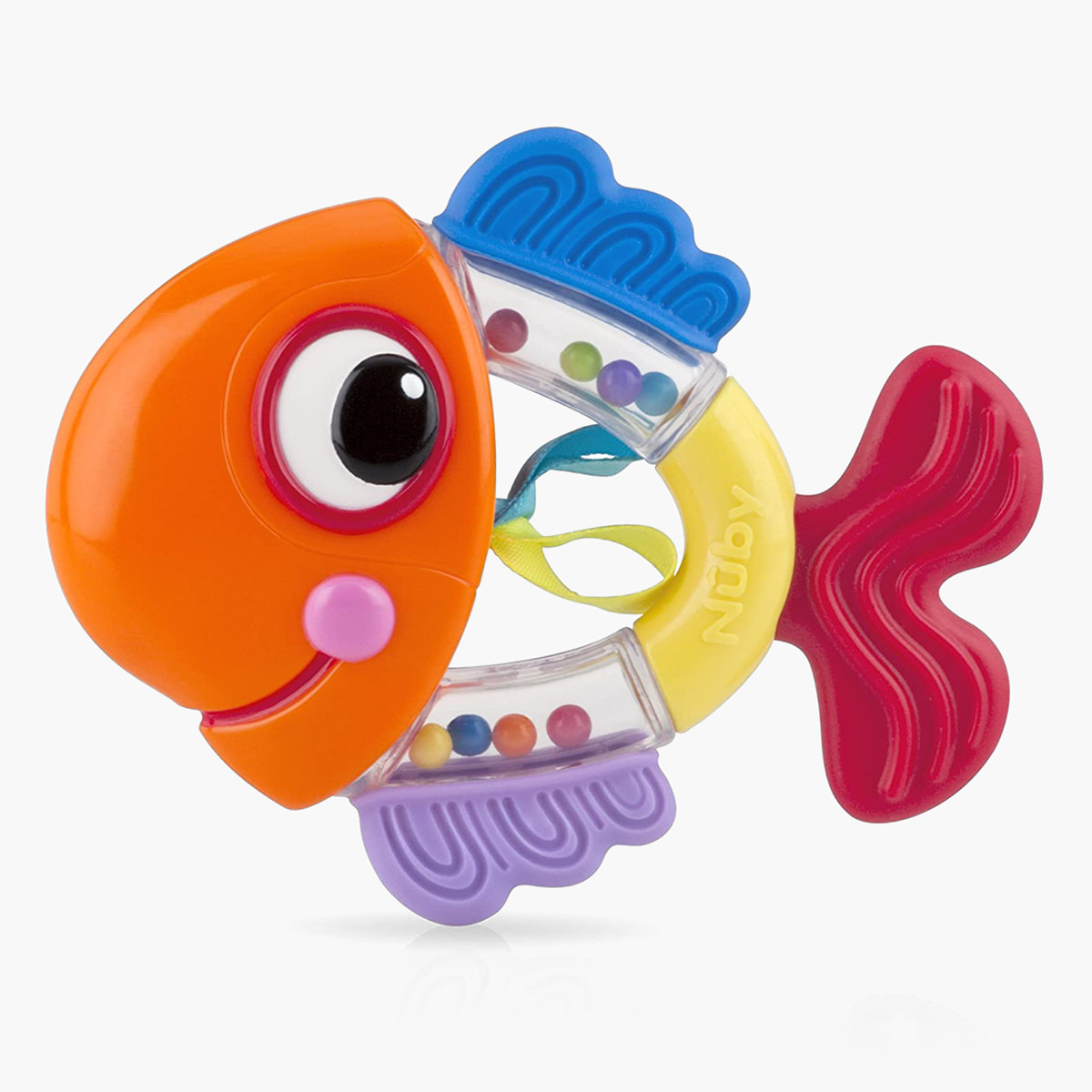 Buy Nuby Fish Shaped Rattle Teether Online | Centrepoint UAE