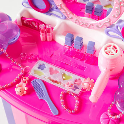 Juniors Beauty Dresser with Toy Cosmetics Playset