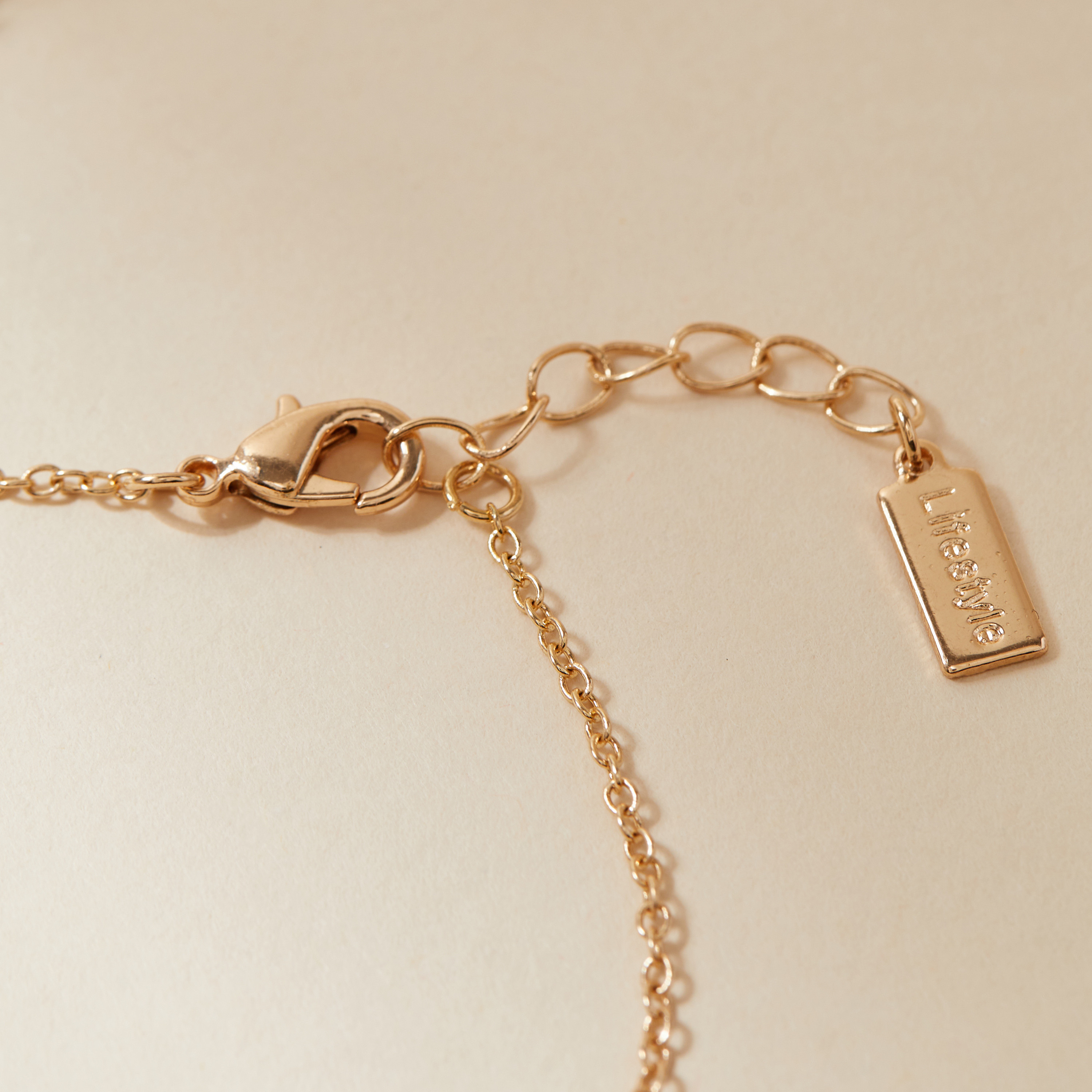 خلخال ميتاليك بدلاية ومشبك إغلاق-women-watchesandjewellery-jewellery-anklets-image-3