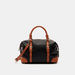 Celeste Solid Bowler Bag with Detachable Strap and Zip Closure-Women%27s Handbags-thumbnailMobile-0