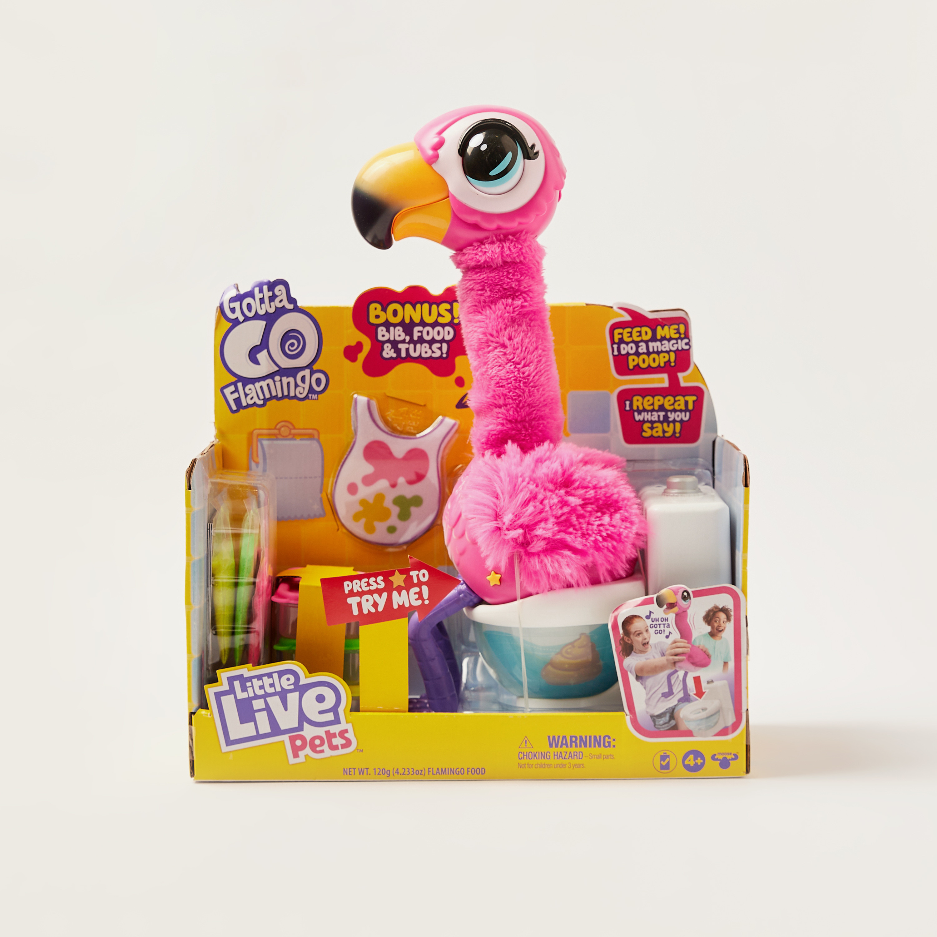 Little Live Pets Gotta Go Flamingo Plush Toy-toys-dollsandplaysets-dollhouses-image-3