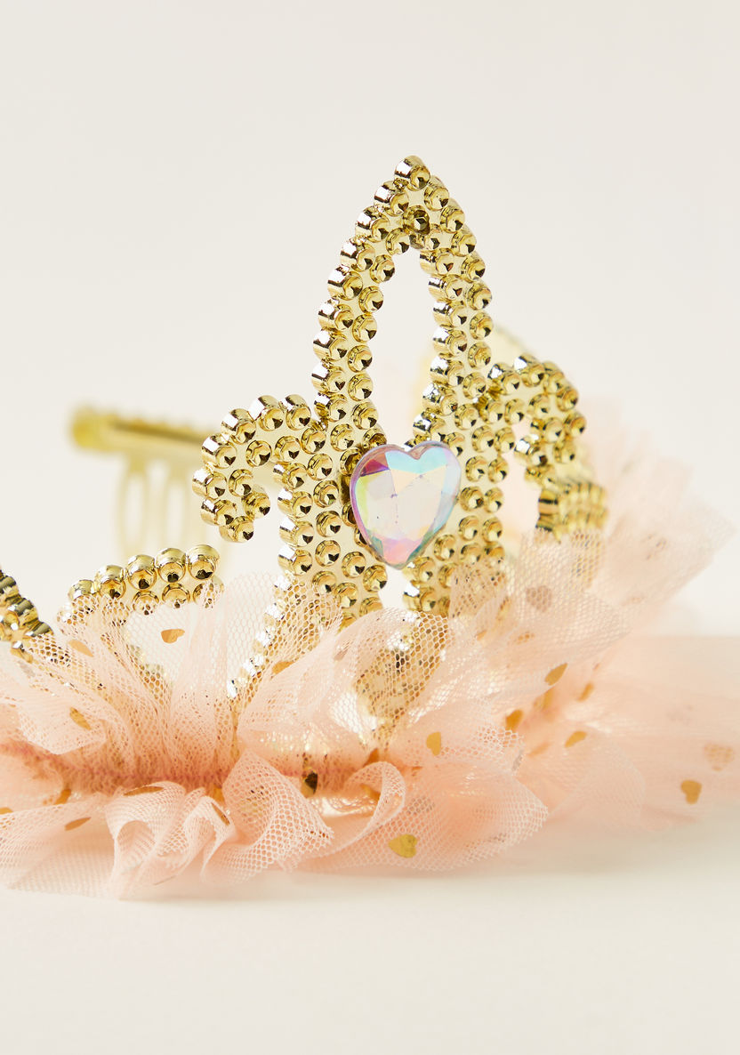 Charmz Embellished Princess Tiara-Girls-image-1
