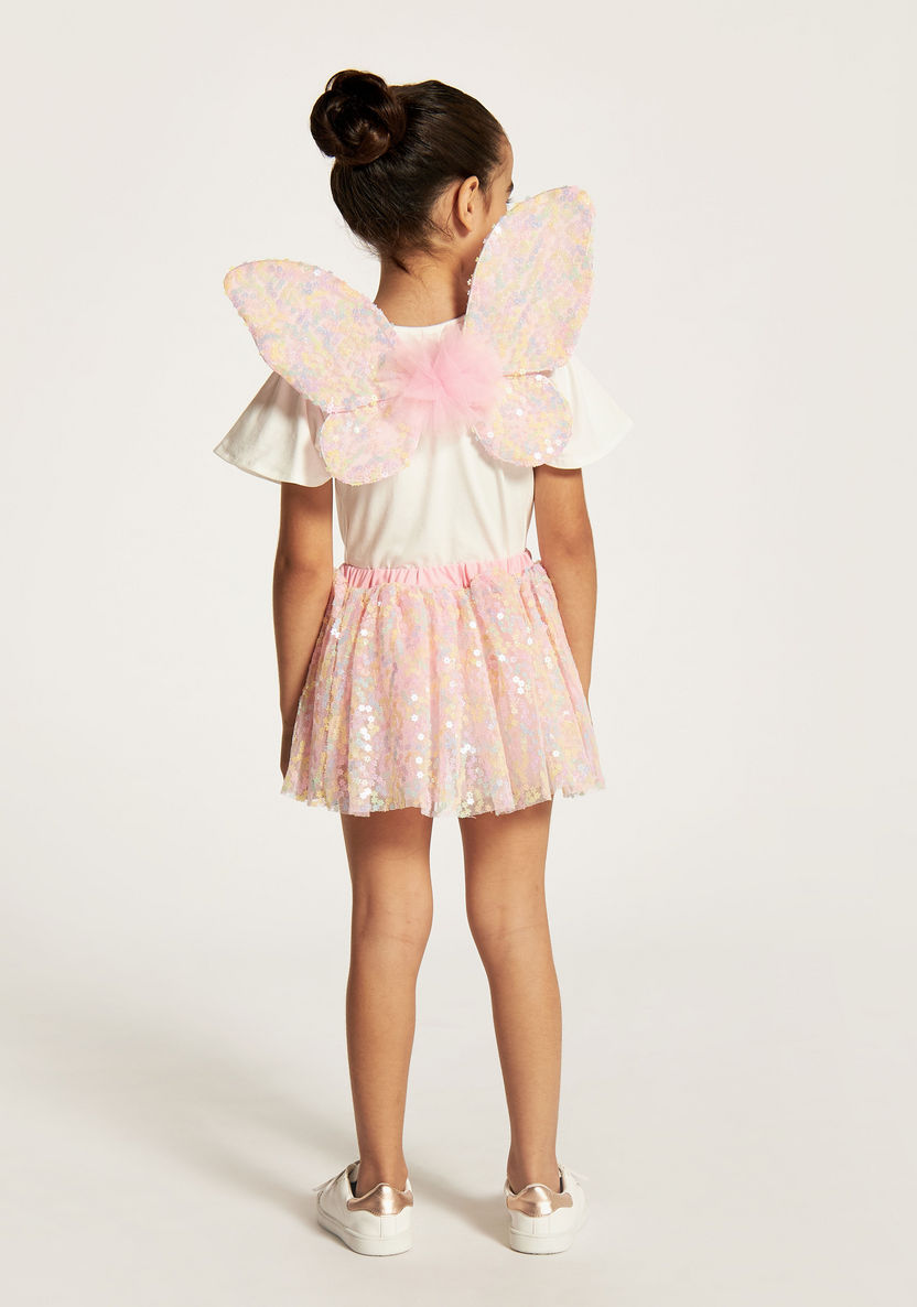 Charmz Embellished Tulle Skirt-Girls-image-3